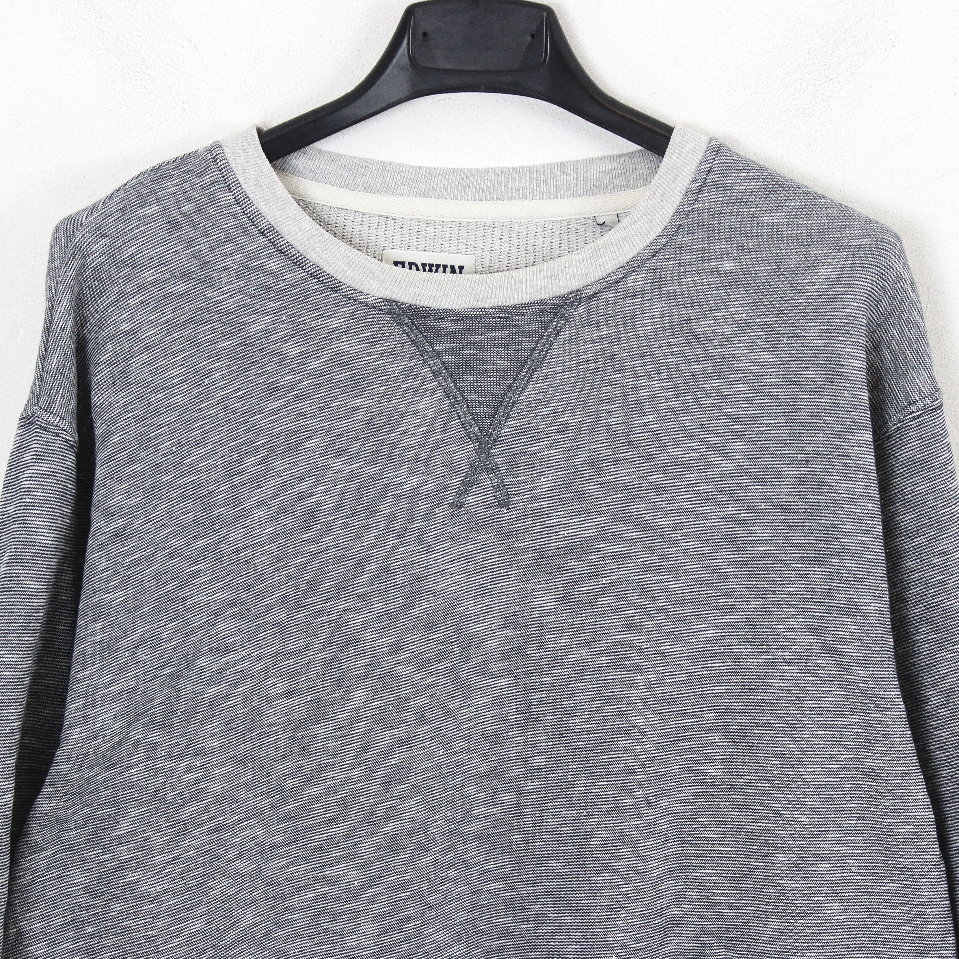 Edwin National Sweat Stripe L Sweatshirt Pullover Jumper £75 Crew Size US L / EU 52-54 / 3 - 2 Thumbnail