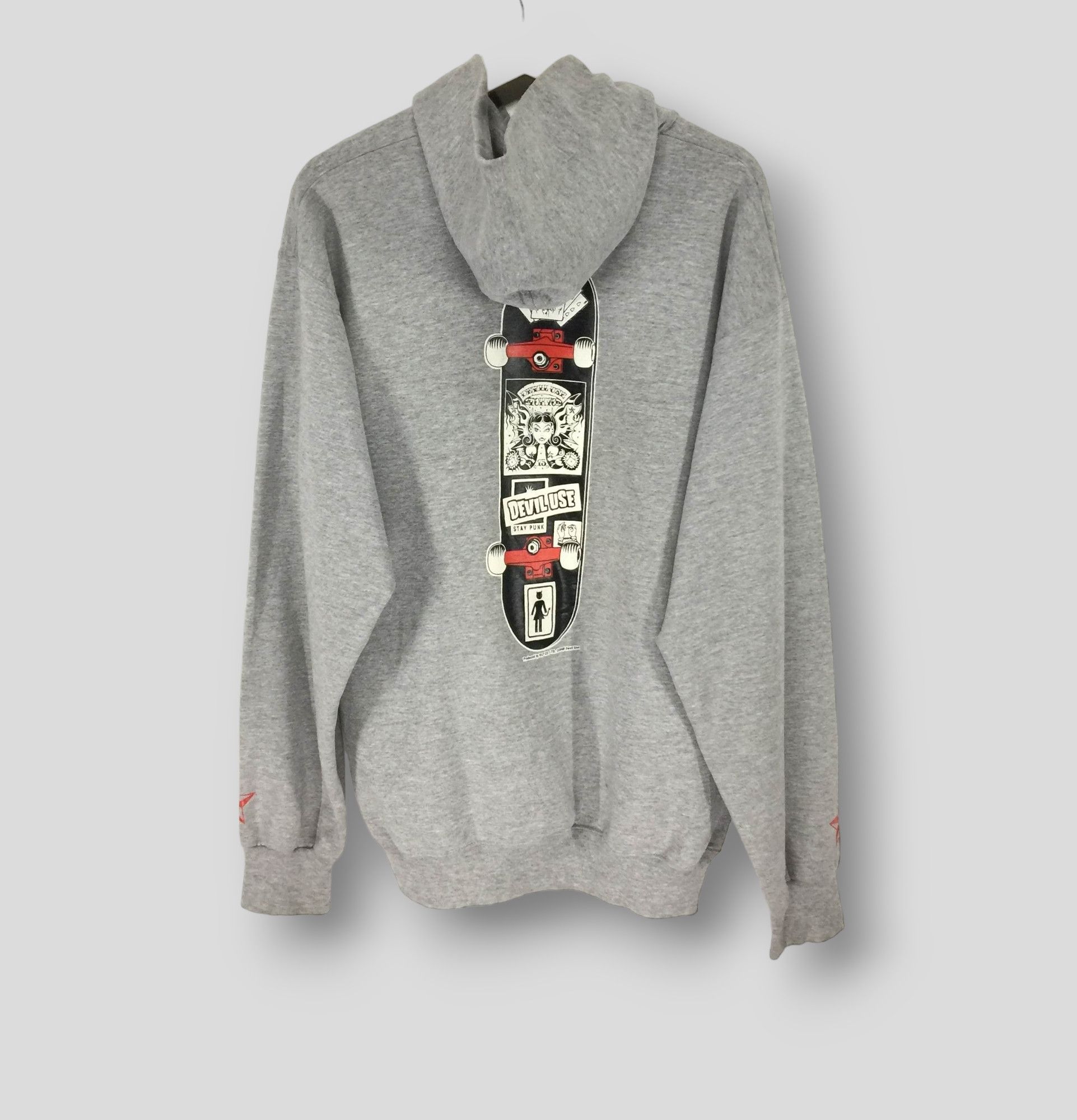 Vintage 90s Devil use skateboards sweatshirt