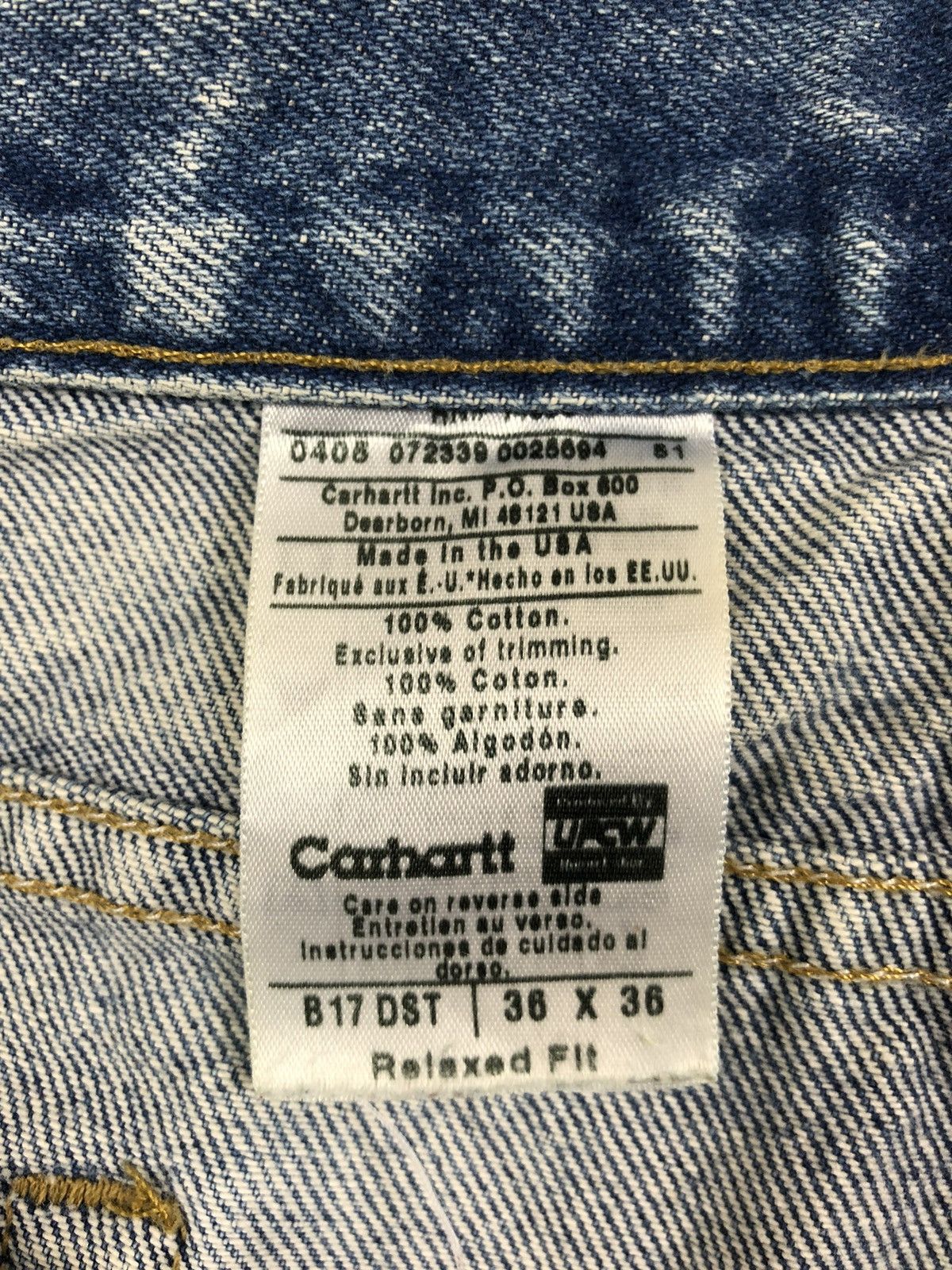 Carhartt × Vintage Carhartt denim pants Size US 36 / EU 52 - 3 Thumbnail