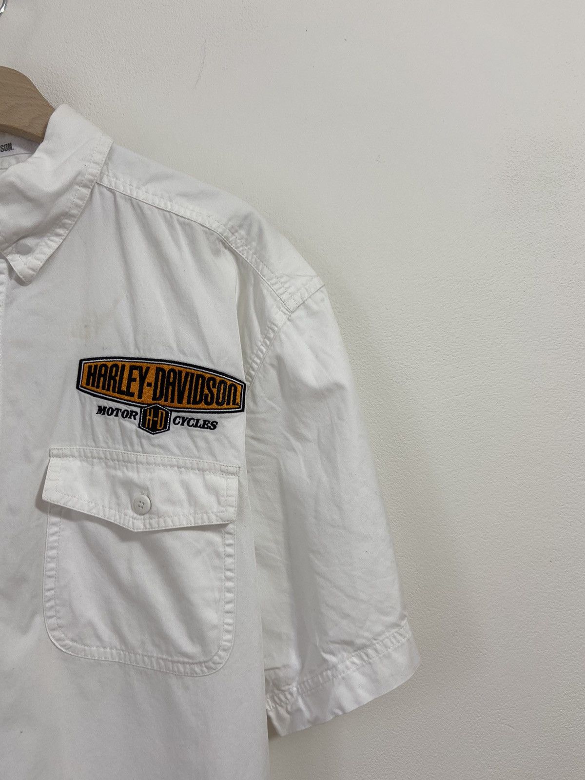 Vintage Harley Davidson Vintage Button Up Size US L / EU 52-54 / 3 - 3 Thumbnail