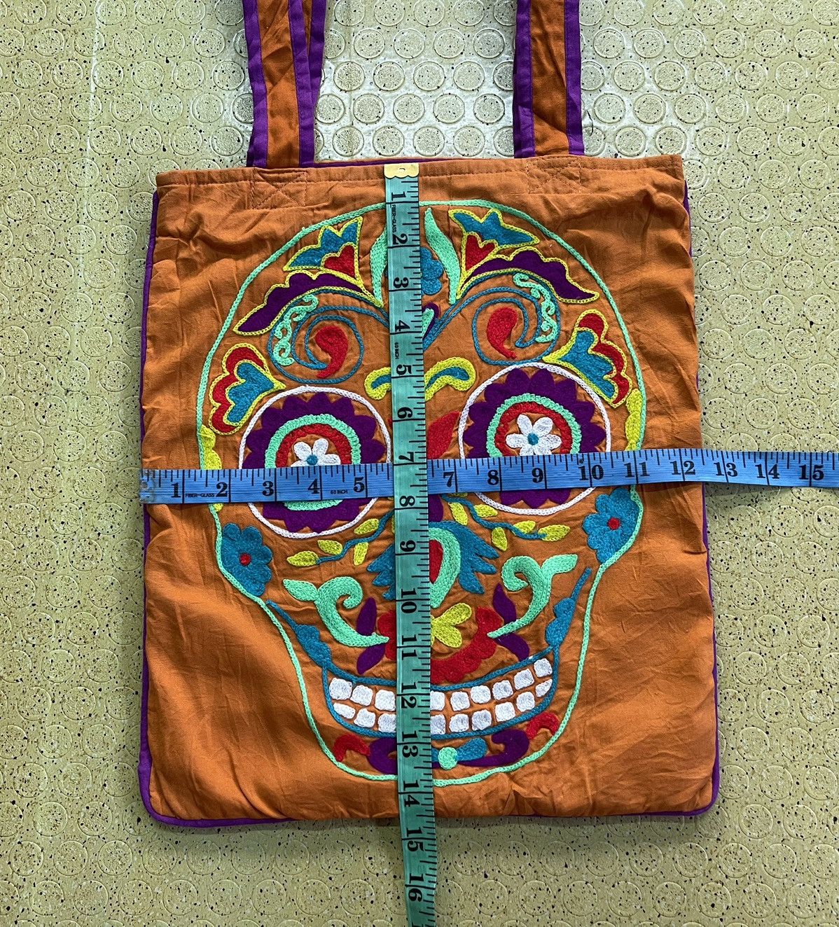 Seditionaries custom made skulls tote bag tc6 Size ONE SIZE - 6 Thumbnail