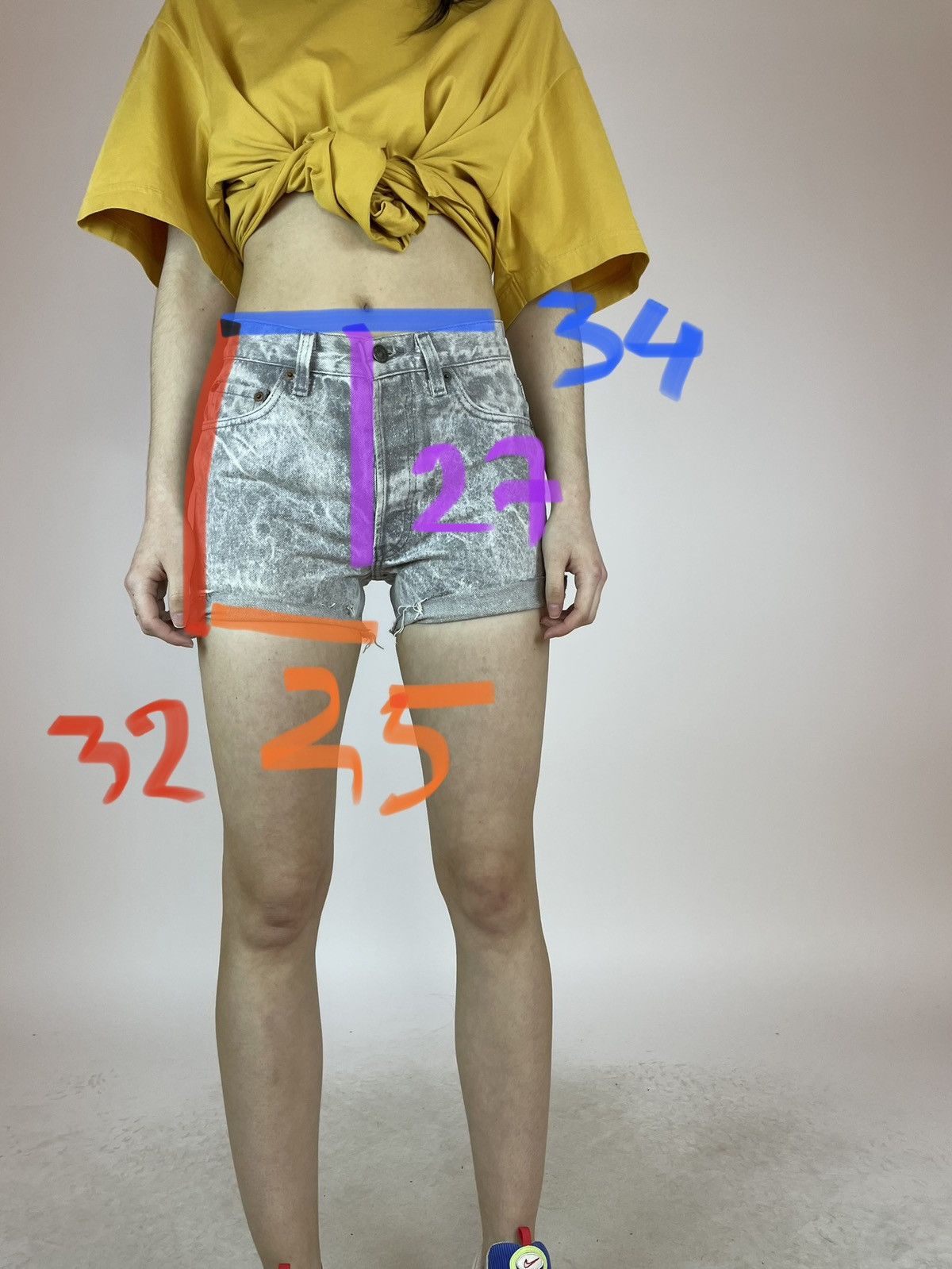 Levi's × Levi's Vintage Clothing × Vintage Levis 501-0661 Vintage Womens denim shorts made in USA Size 28" / US 6 / IT 42 - 15 Thumbnail