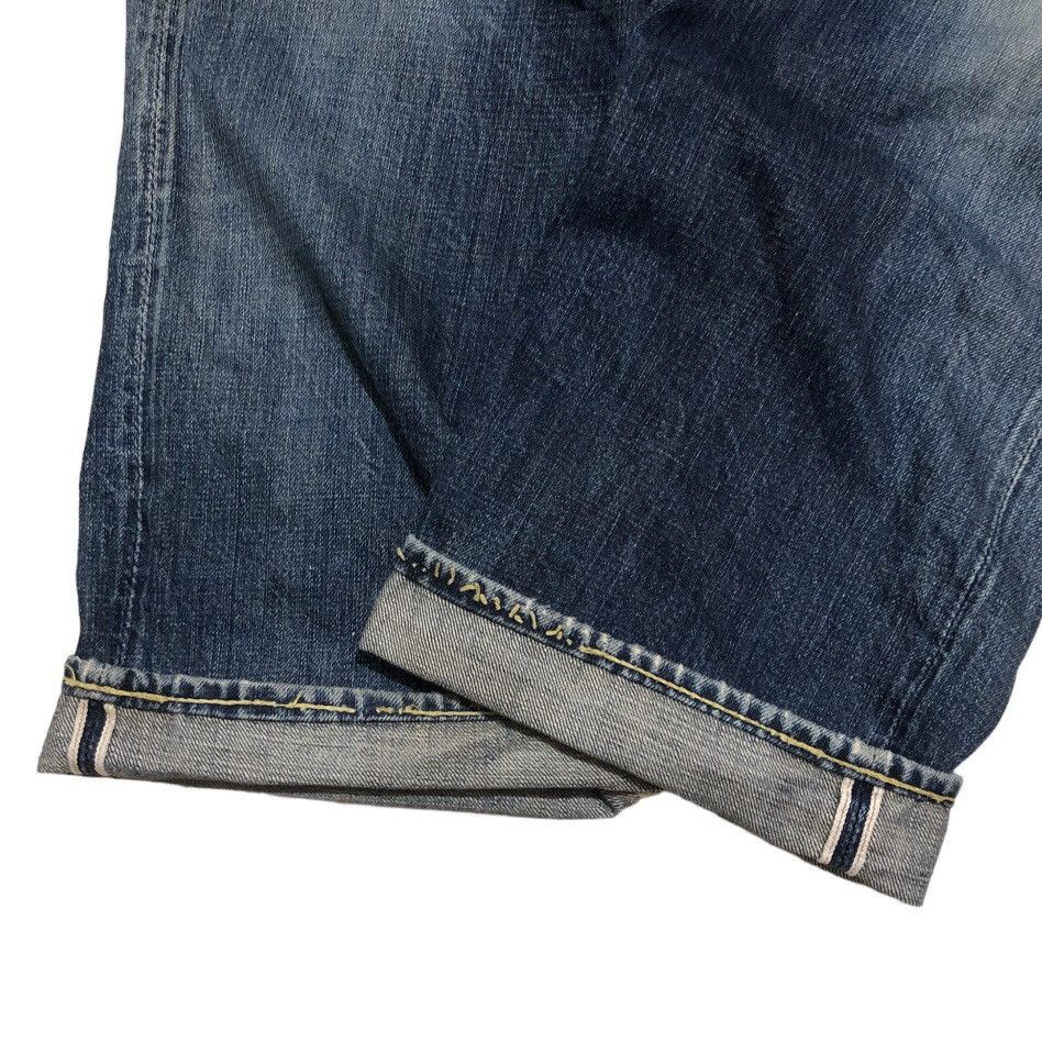 The Real McCoy's Vintage Joe McCoy Distressed Denim Tears Selvedge Jeans Size US 33 - 9 Thumbnail