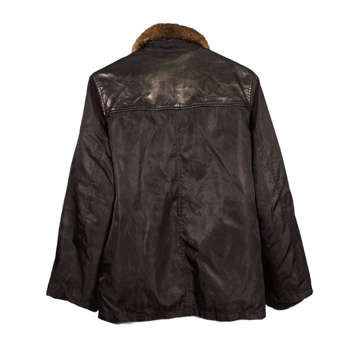Prada Beaver Collar Nylon Coat Size US M / EU 48-50 / 2 - 2 Thumbnail