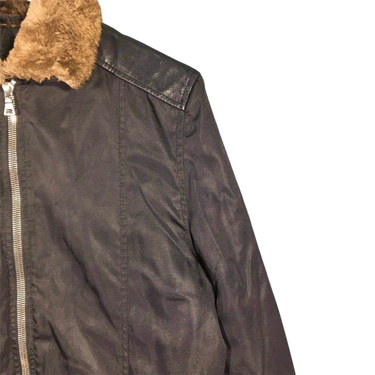 Prada Beaver Collar Nylon Coat Size US M / EU 48-50 / 2 - 6 Thumbnail