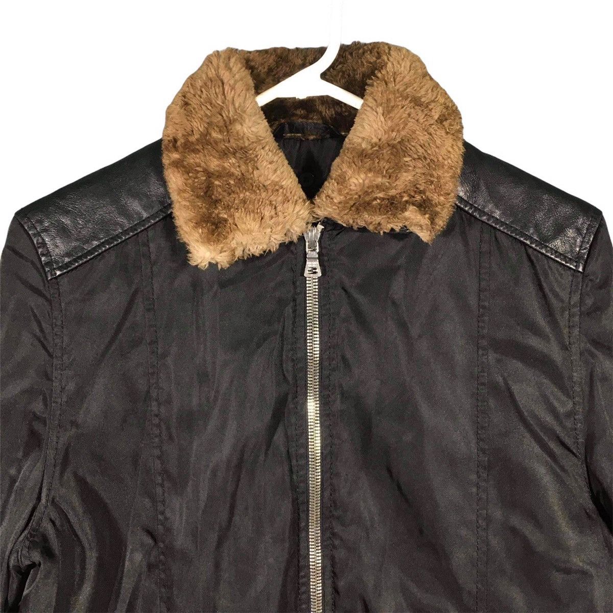 Prada Beaver Collar Nylon Coat Size US M / EU 48-50 / 2 - 7 Thumbnail