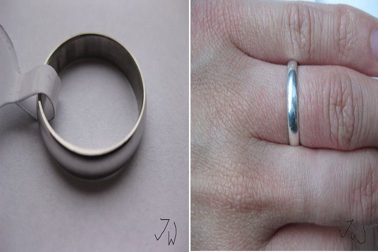 Jewelry Stainless Steel Ring - size 7.75 Size ONE SIZE - 1 Preview
