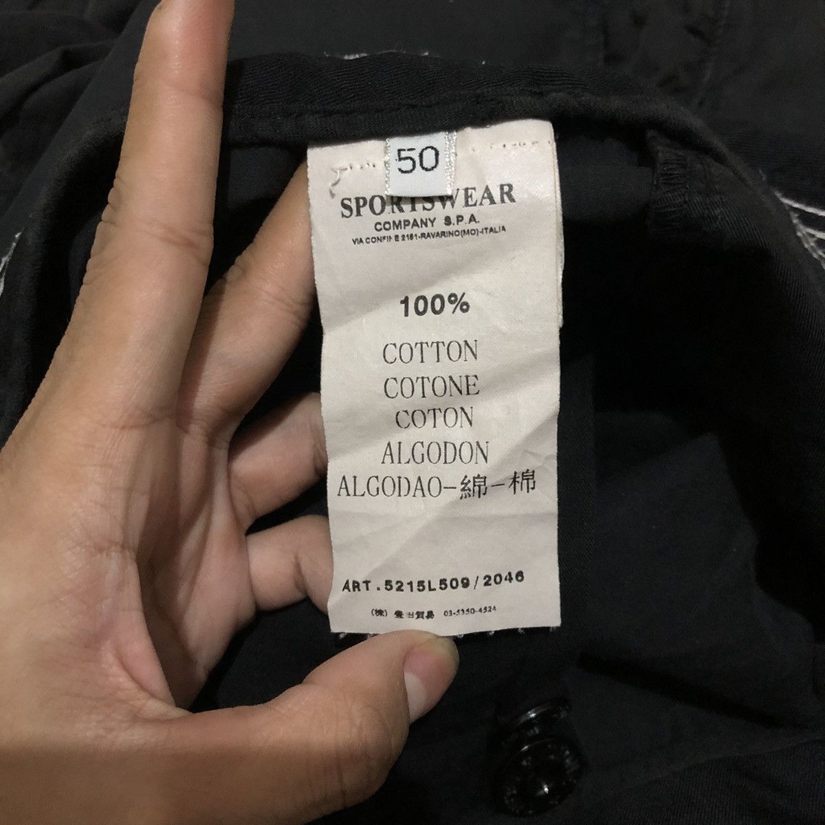 Stone Island Stone Island Adjustable Capri Pants Size US 37 - 10 Thumbnail