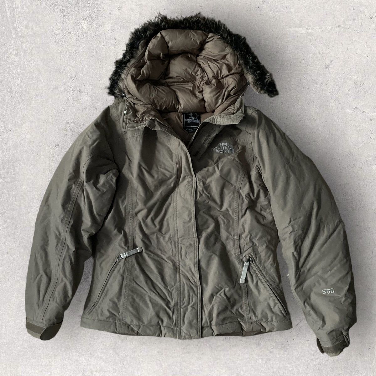 Vintage The North Face Fur Puffer Jacket 550