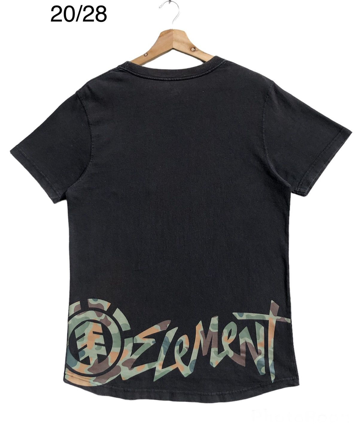 image of Element Skateboard Sunfaded Shirt in Faded Black, Men's (Size Medium)