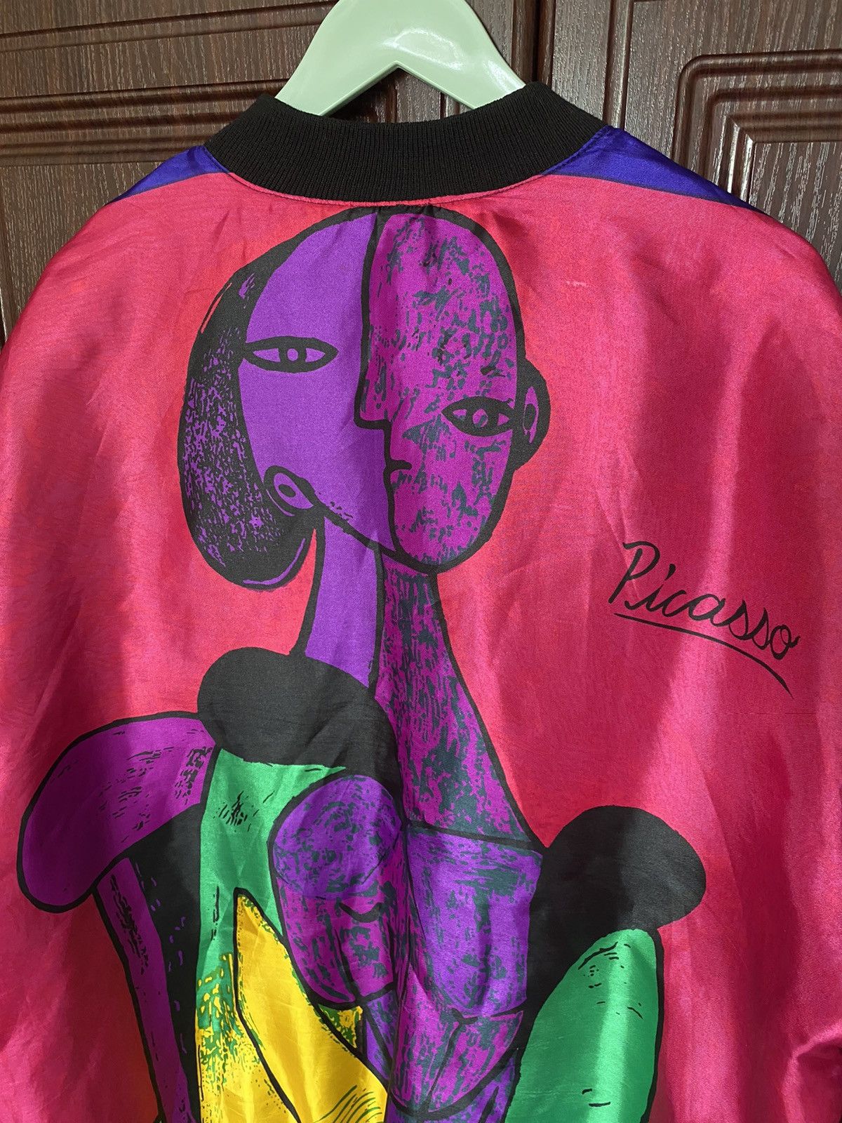Vintage Vintage Y2K Picasso Graphic Bomber Jacket Supreme Size US XL / EU 56 / 4 - 6 Thumbnail