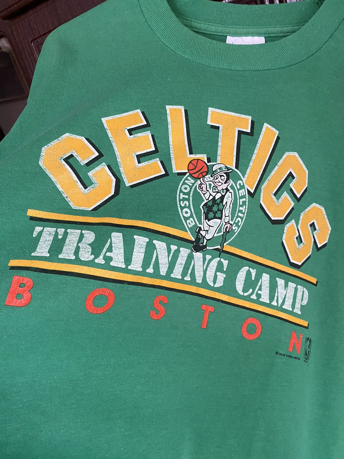 NBA Vintage Boston Celtics CampT Shirt Suns Bulls Lakers Tee Size US M / EU 48-50 / 2 - 2 Thumbnail