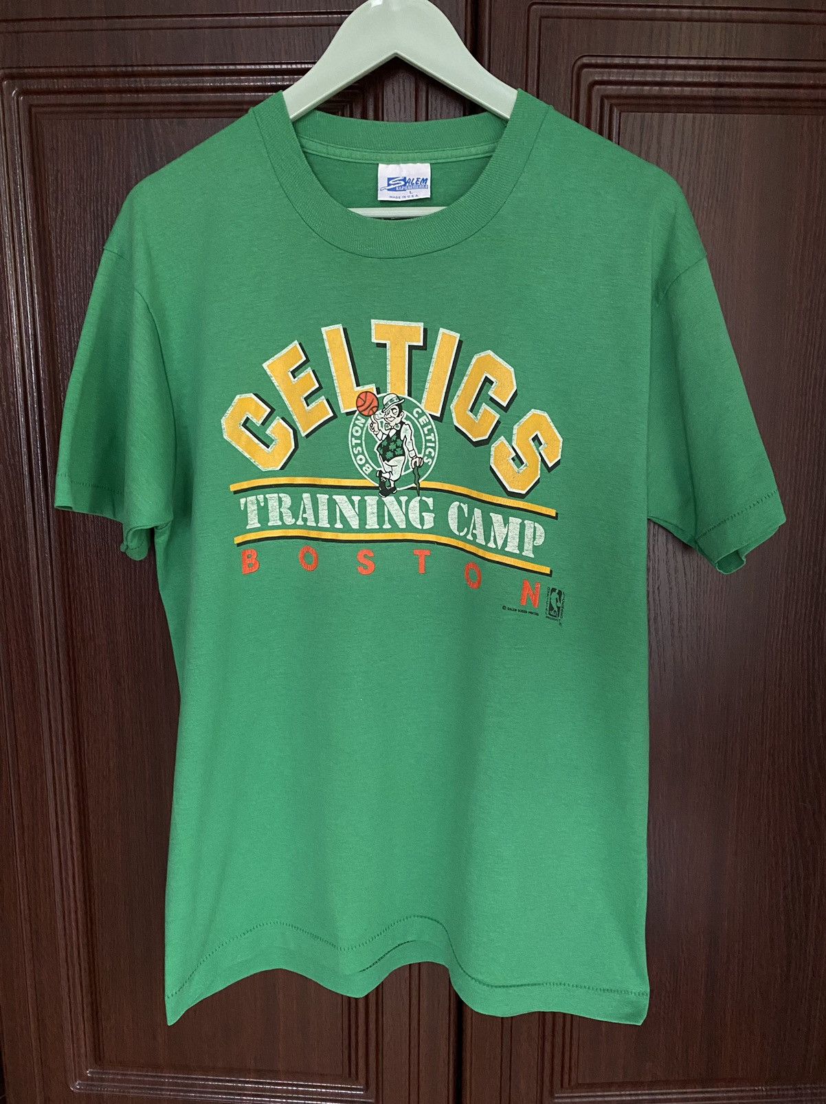 NBA Vintage Boston Celtics CampT Shirt Suns Bulls Lakers Tee Size US M / EU 48-50 / 2 - 1 Thumbnail