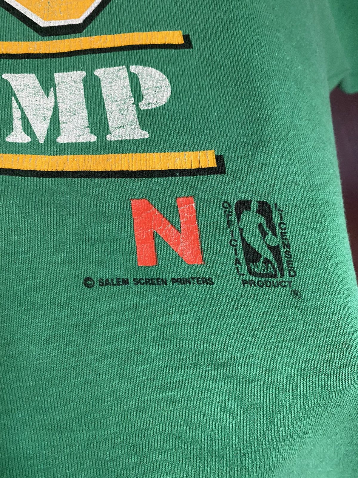 NBA Vintage Boston Celtics CampT Shirt Suns Bulls Lakers Tee Size US M / EU 48-50 / 2 - 4 Thumbnail
