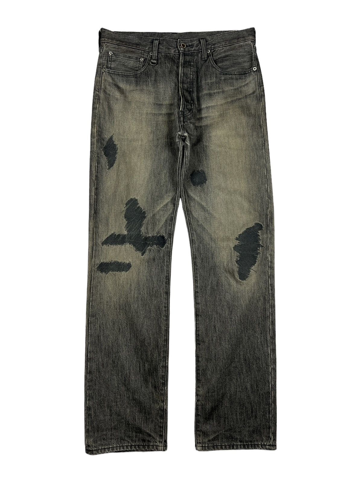 Sophnet. Sophnet Distressed Repair Loose Jeans Size US 34 / EU 50 - 1 Thumbnail