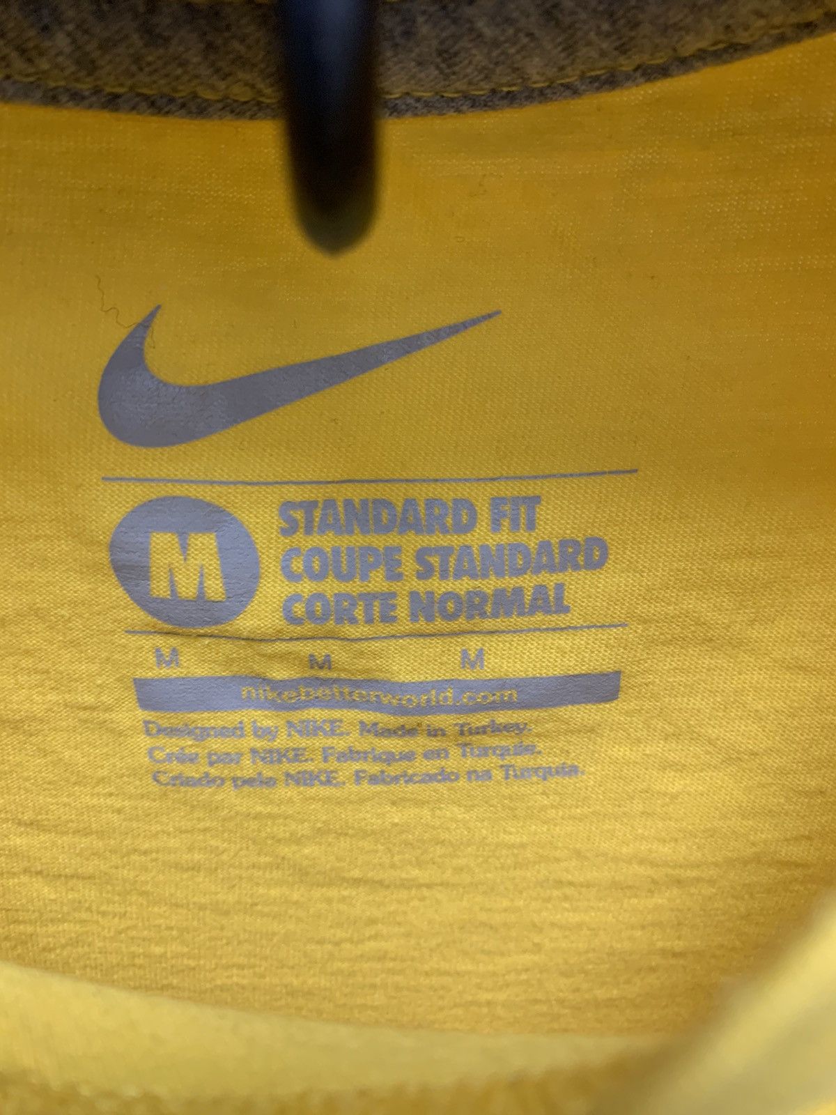 Nike × Vintage Nike vintage yellow t-shirt M just do it big logo Size US L / EU 52-54 / 3 - 3 Thumbnail