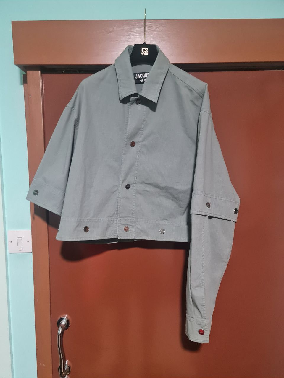 Jacquemus Jacquemus Grey La Chemise Giardino Jacket Size US M / EU 48-50 / 2 - 5 Thumbnail
