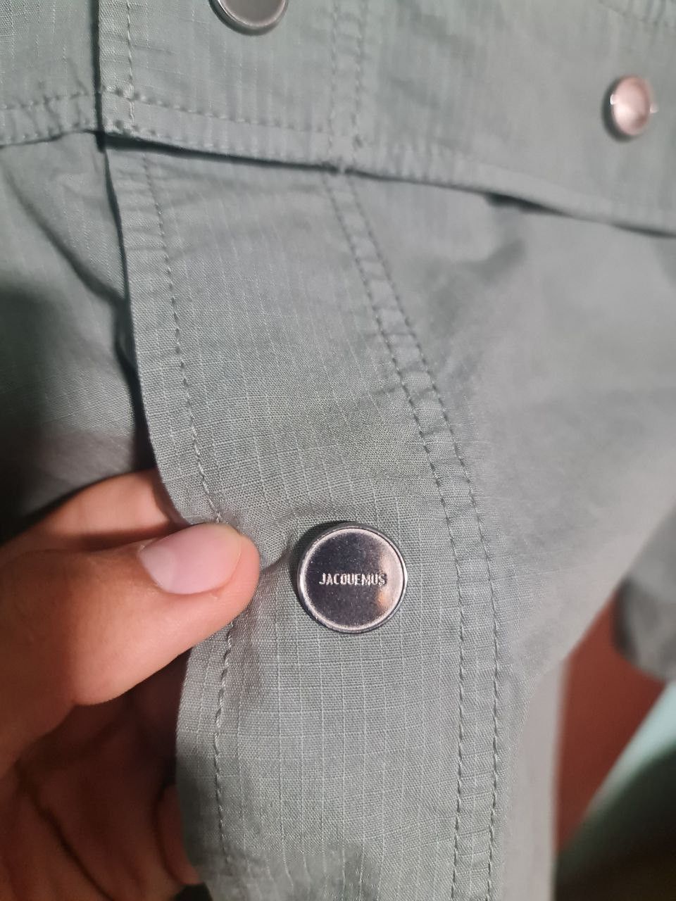 Jacquemus Jacquemus Grey La Chemise Giardino Jacket Size US M / EU 48-50 / 2 - 6 Thumbnail