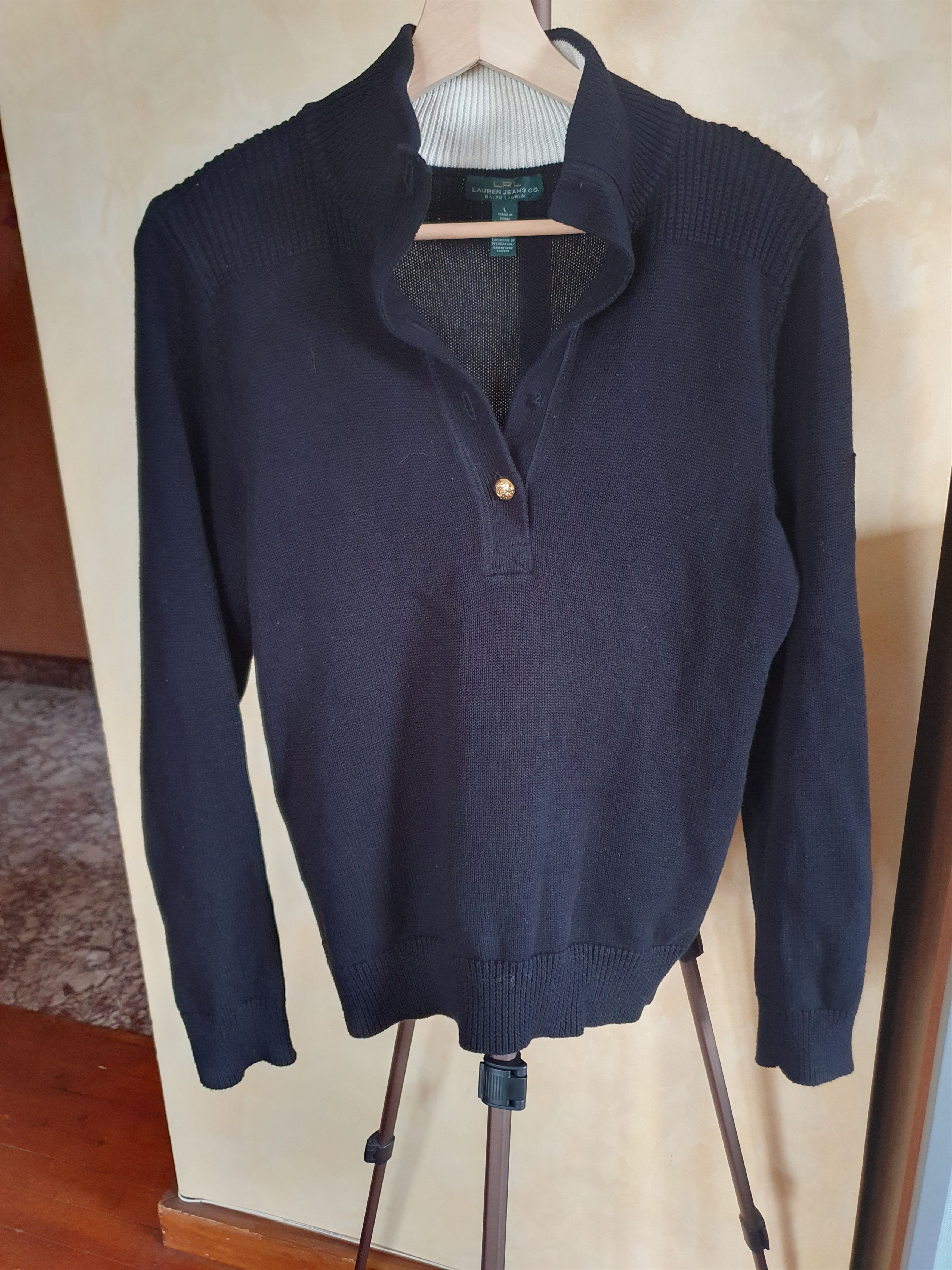 Polo Ralph Lauren Polo Ralph Lauren Women's 3 Buttons sweater sz L Size L / US 10 / IT 46 - 1 Thumbnail