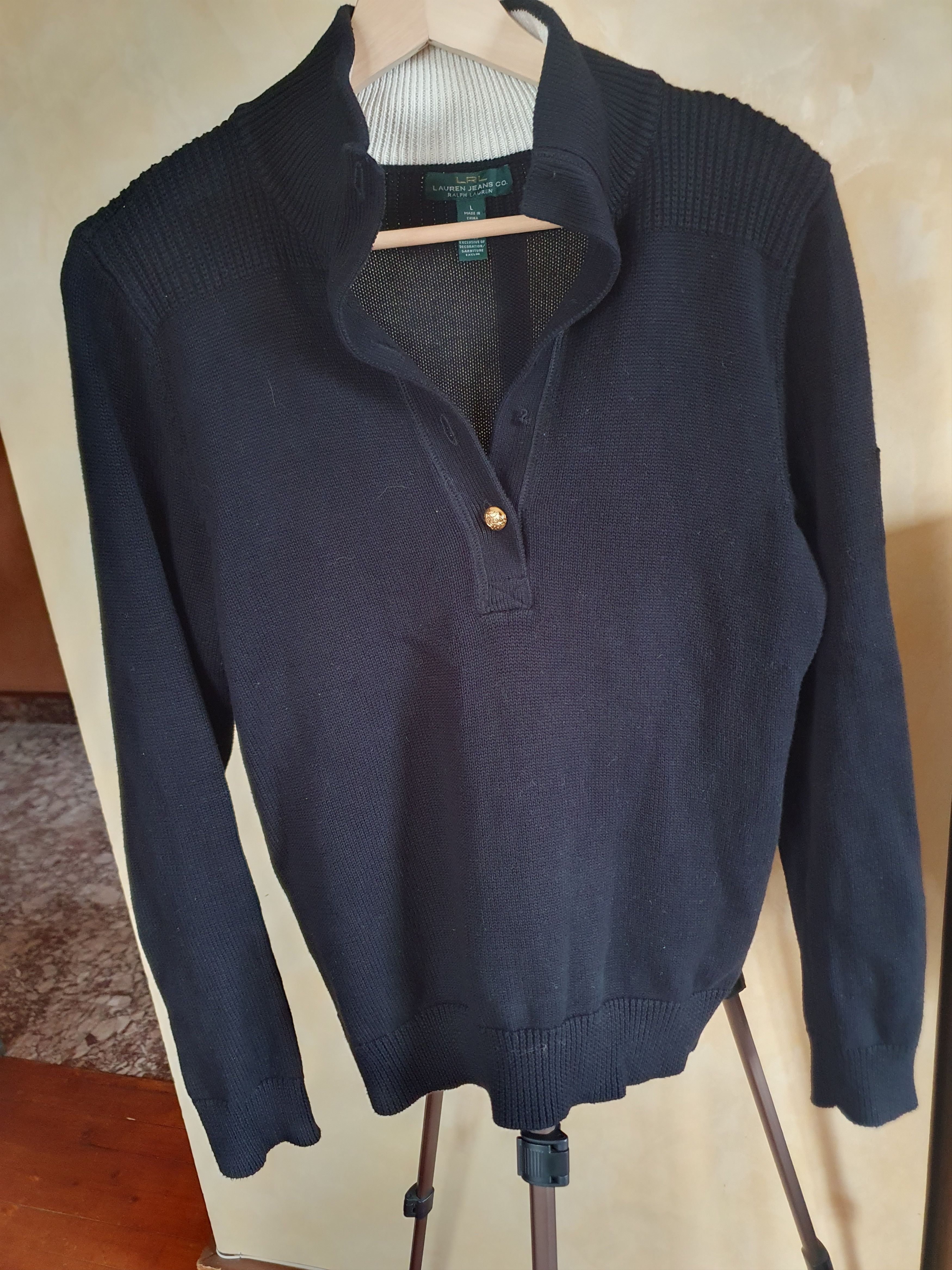 Polo Ralph Lauren Polo Ralph Lauren Women's 3 Buttons sweater sz L Size L / US 10 / IT 46 - 2 Thumbnail