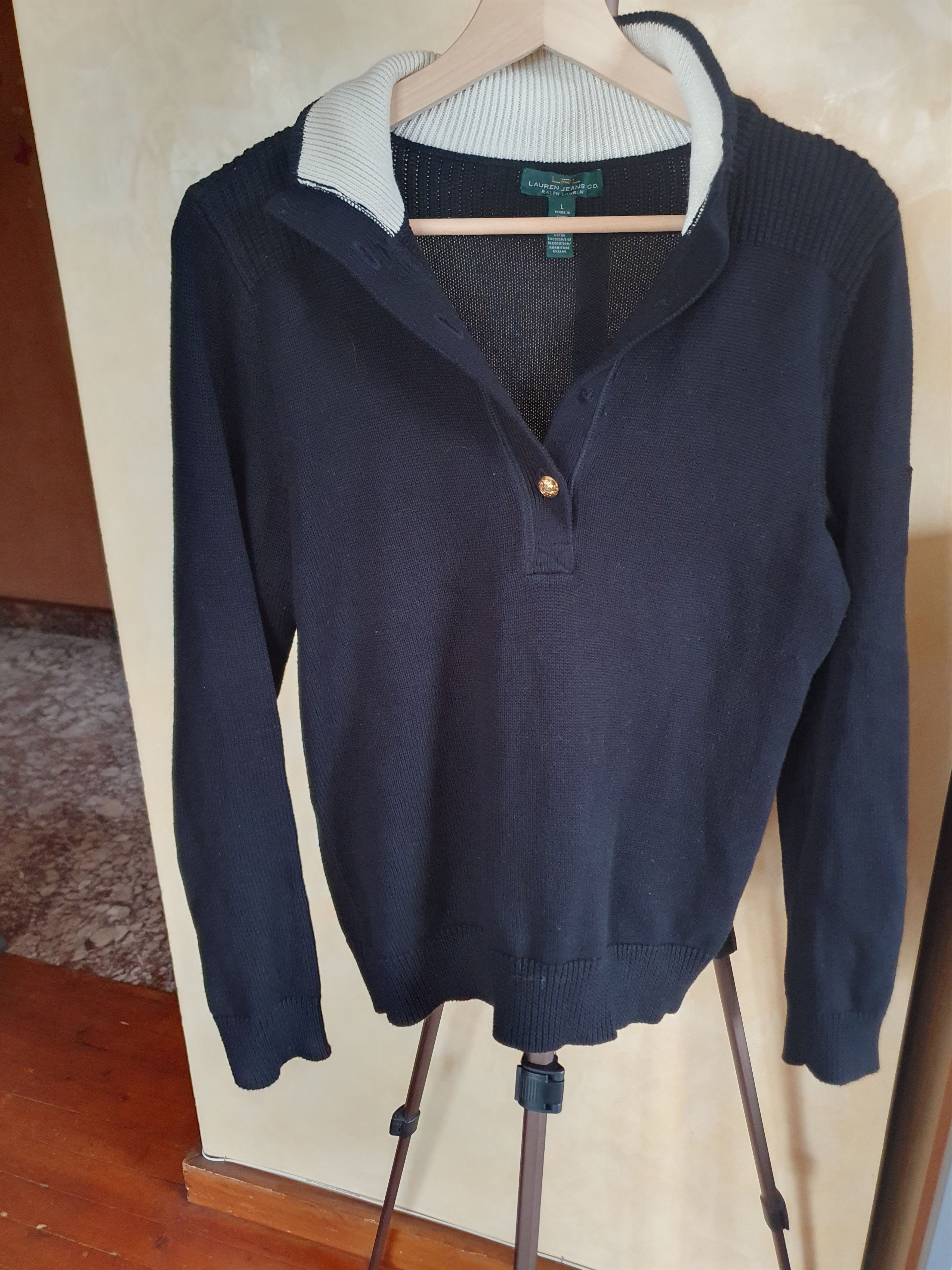 Polo Ralph Lauren Polo Ralph Lauren Women's 3 Buttons sweater sz L Size L / US 10 / IT 46 - 3 Thumbnail