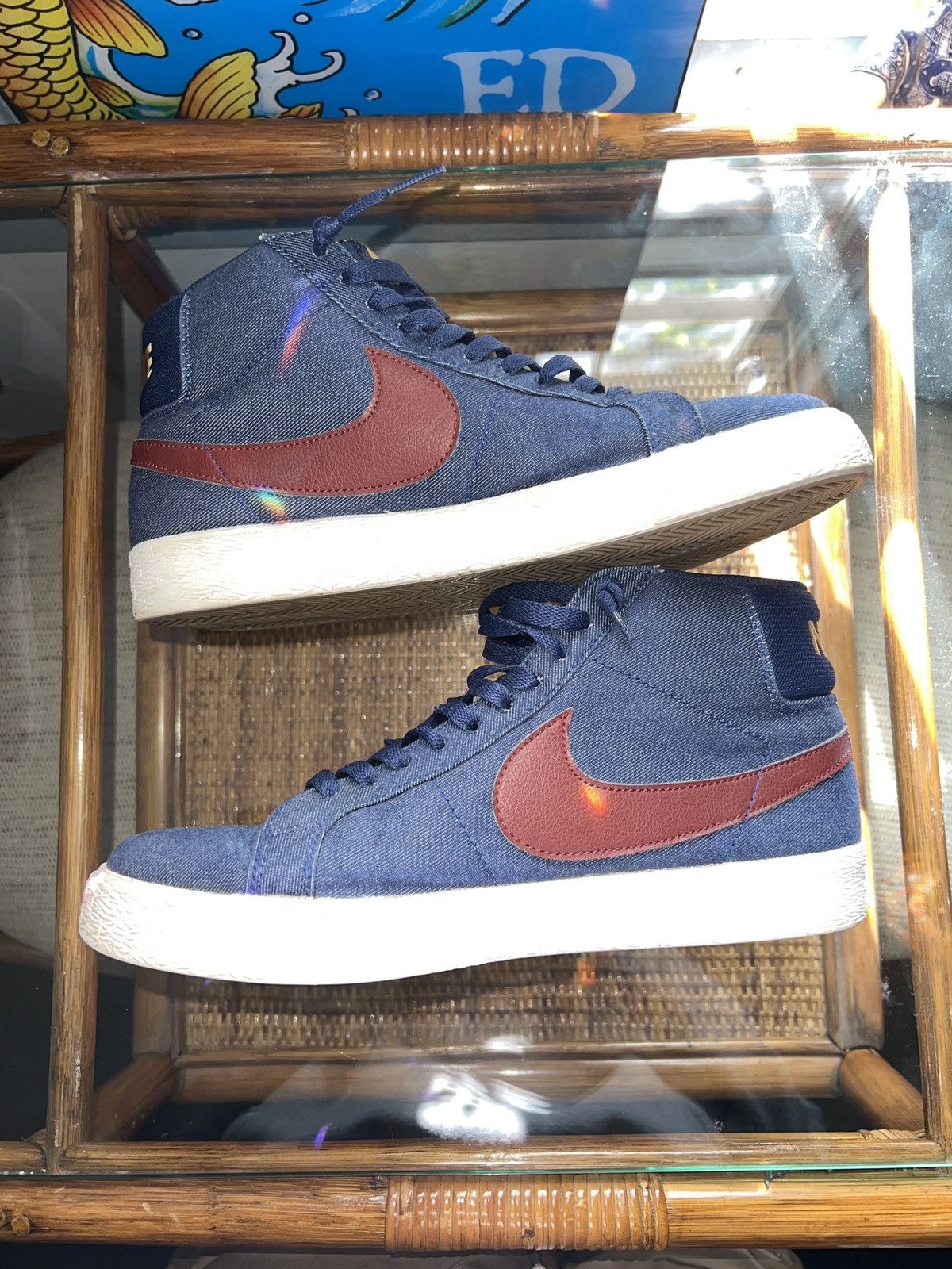 nike blazer mid binary blue