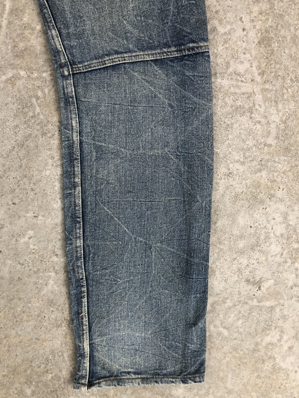 Hysteric Glamour Japanese Jack Serika Double Waist Distressed Jeans ppfm Size US 31 - 12 Thumbnail