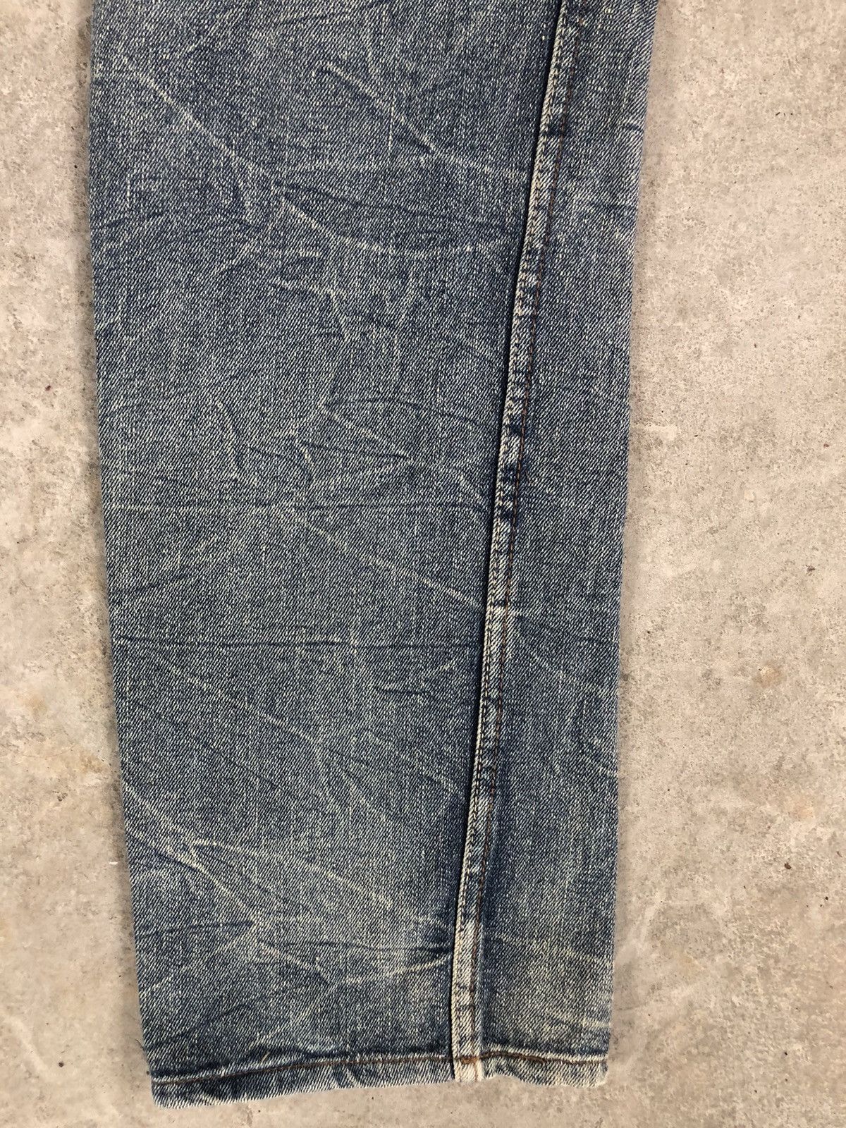 Hysteric Glamour Japanese Jack Serika Double Waist Distressed Jeans ppfm Size US 31 - 11 Thumbnail
