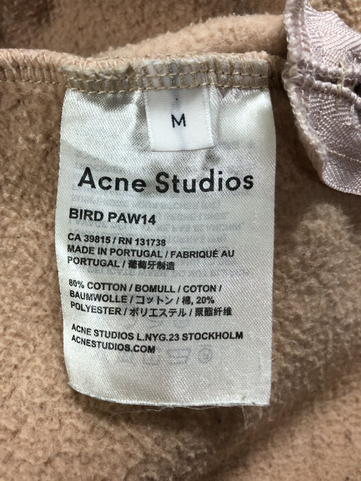 Acne Studios Acne studios beige sweatshirt Size M / US 6-8 / IT 42-44 - 5 Thumbnail