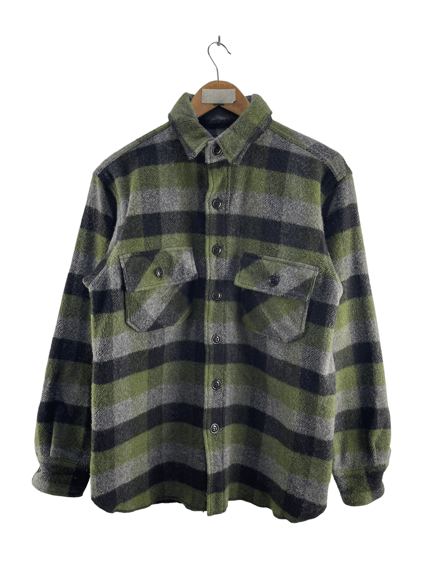 image of Vintage Sportswear By Cushman Flanel Jacket, Men's (Size Medium)