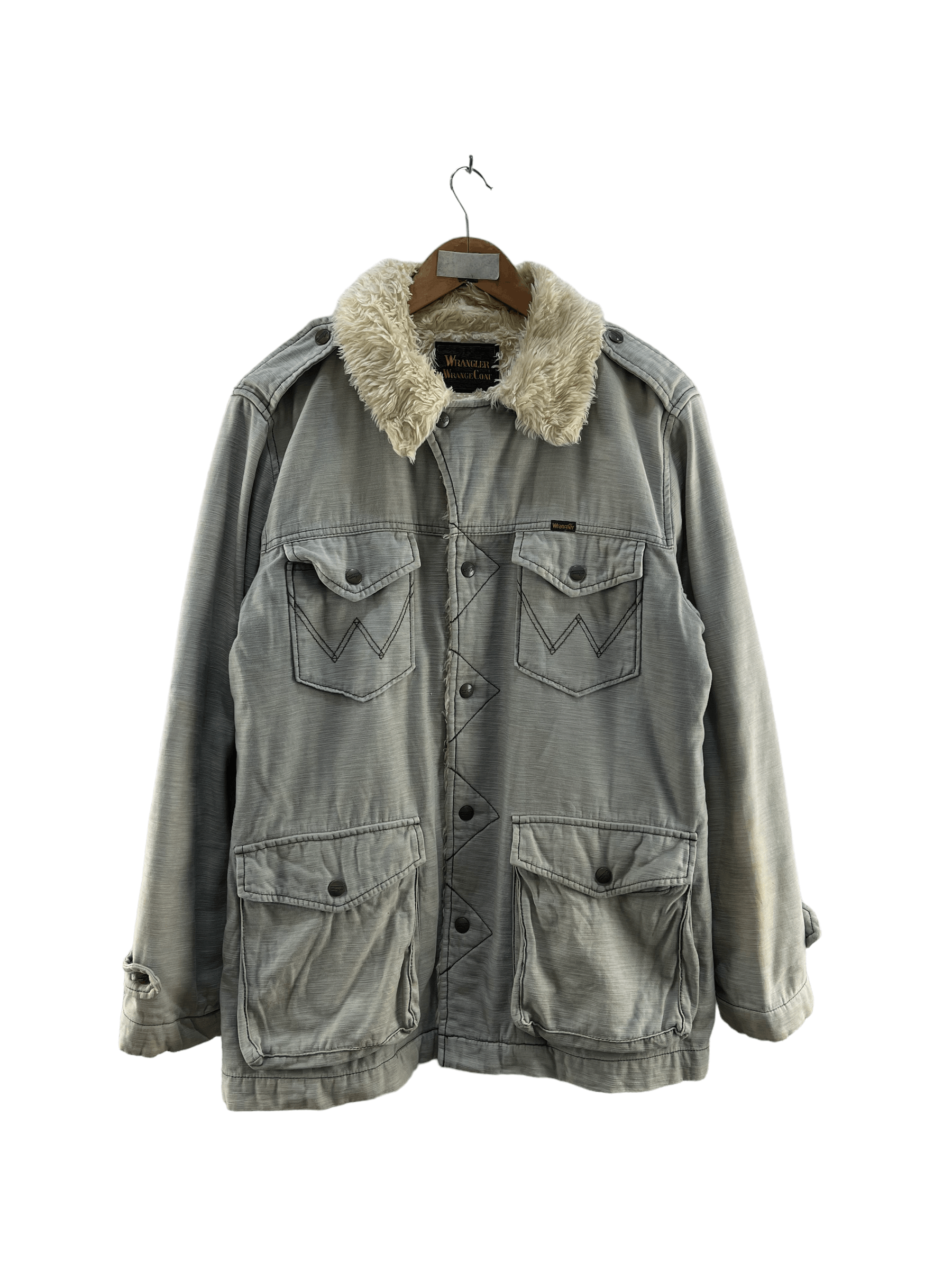 Wrangler Vintage Wrangler Wrange Coat Sherpa Jacket Size US M / EU 48-50 / 2 - 1 Thumbnail