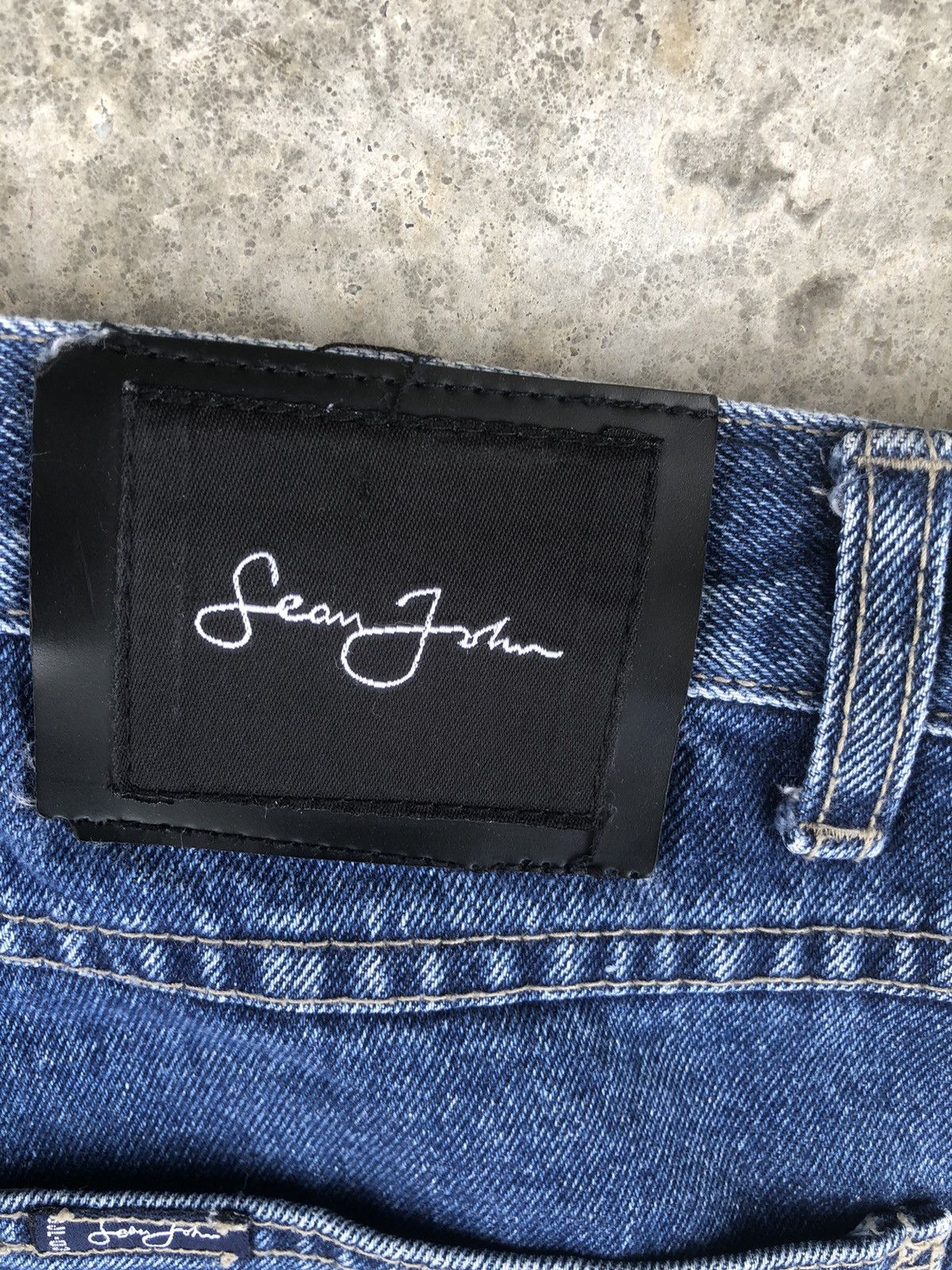 Sean John Sean John Embroidered Jeans Distressed Jeans Size US 33 - 13 Thumbnail