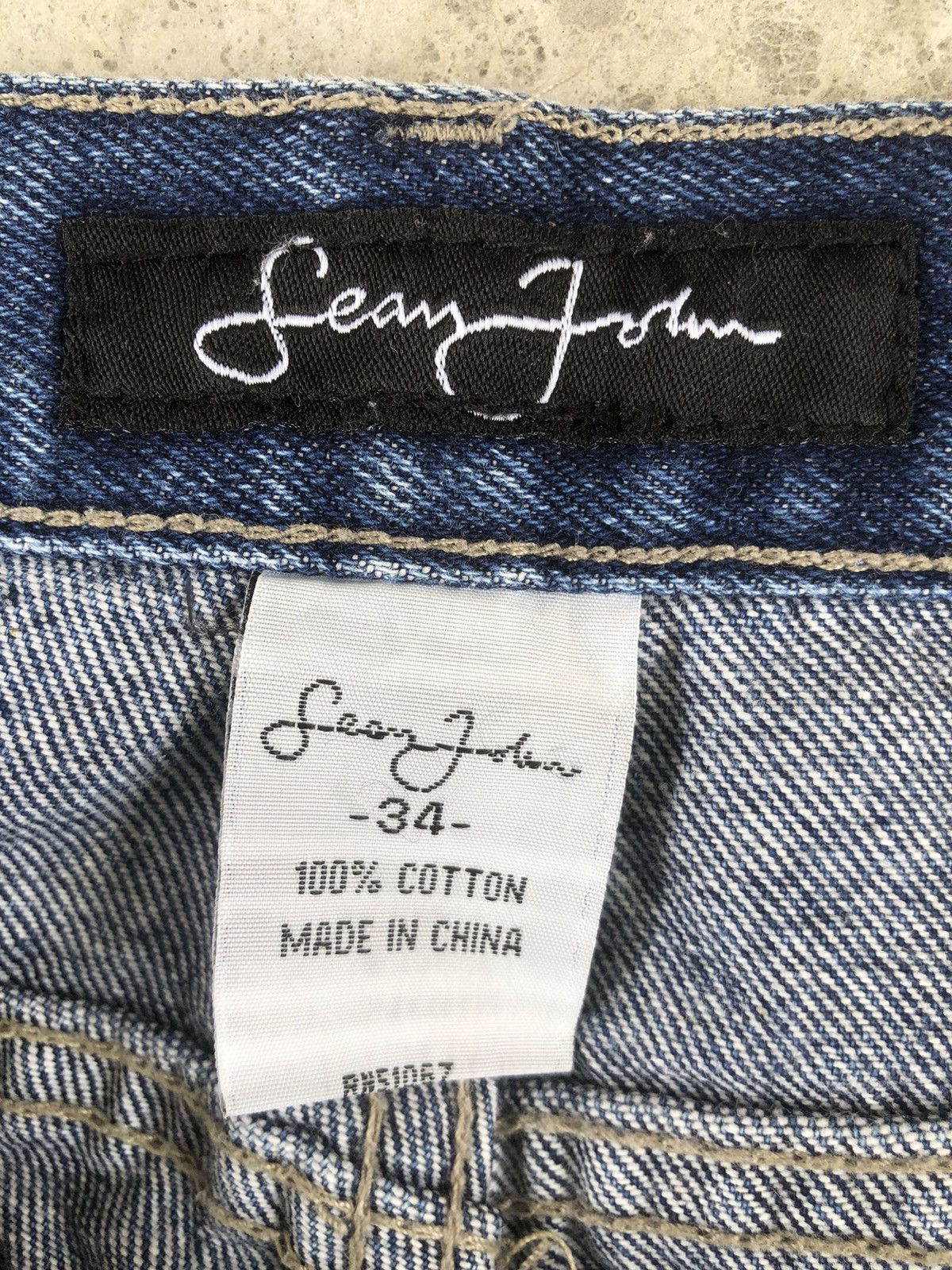 Sean John Sean John Embroidered Jeans Distressed Jeans Size US 33 - 14 Thumbnail