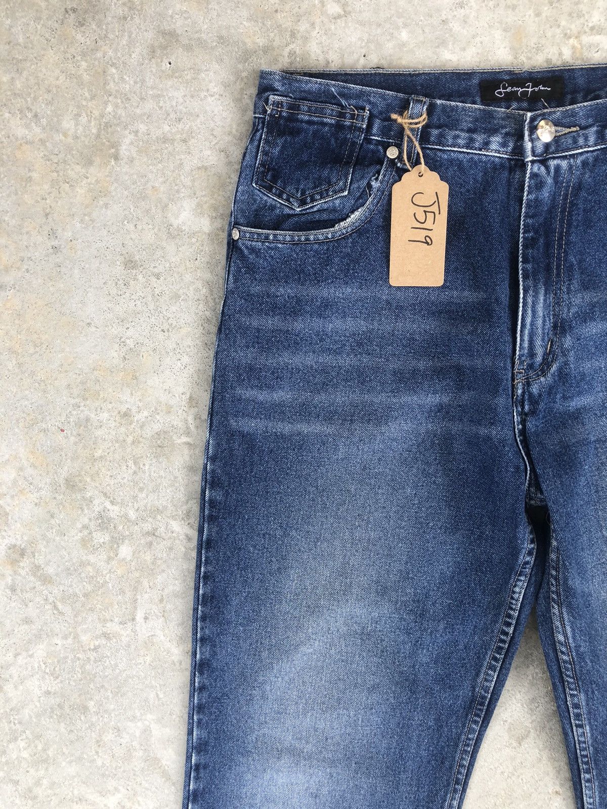 Sean John Sean John Embroidered Jeans Distressed Jeans Size US 33 - 4 Thumbnail