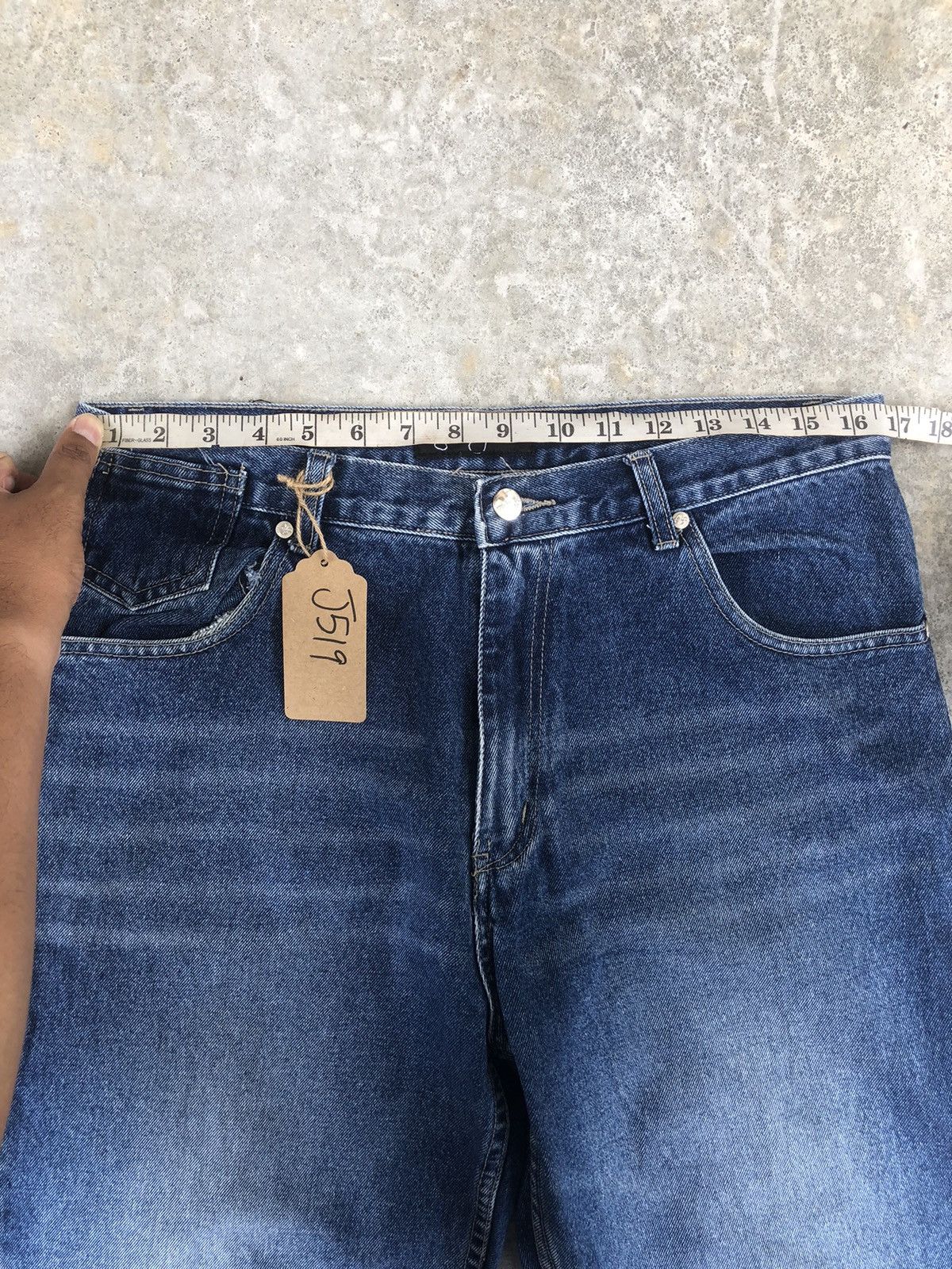 Sean John Sean John Embroidered Jeans Distressed Jeans Size US 33 - 15 Thumbnail