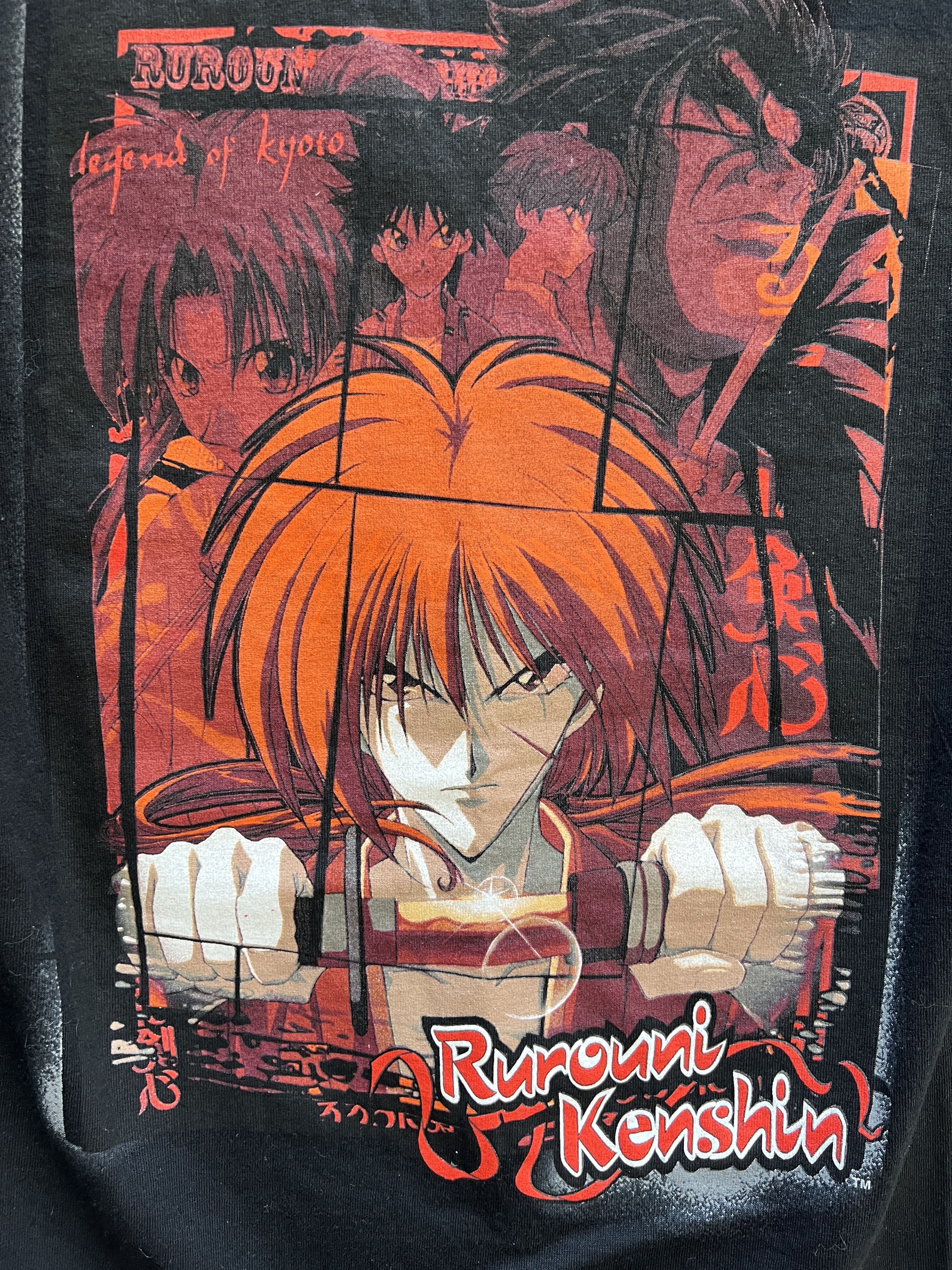 Anime × Cartoon Network × Vintage Vintage 90s Rurouni Kenshin Anime Movie T-shirt Size US S / EU 44-46 / 1 - 11 Thumbnail