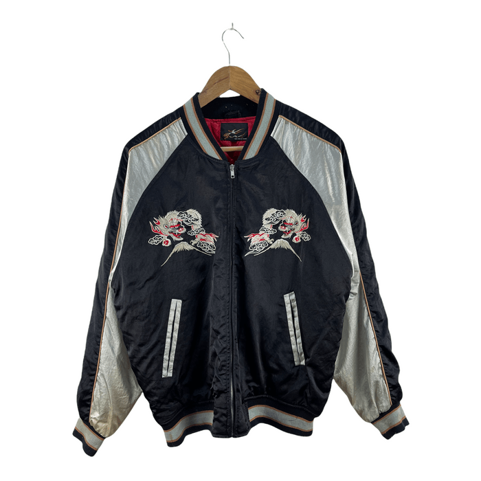 Japanese Brand Vintage Sukajan Dragon Japan Embroidery Souvenirs Jacket