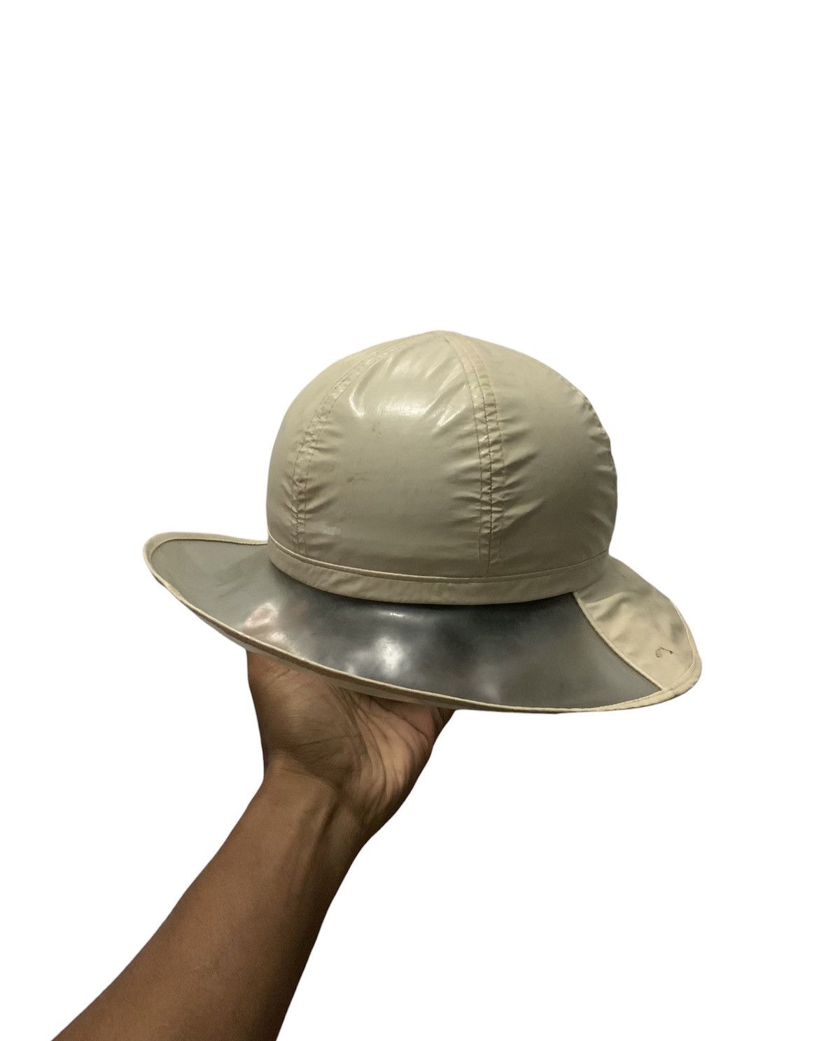 Japanese Brand Vintage Vingt Et Un Japan Clear Bucket Hat Size ONE SIZE - 1 Thumbnail