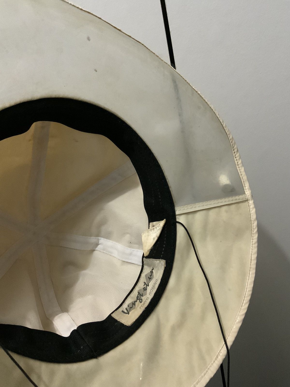 Japanese Brand Vintage Vingt Et Un Japan Clear Bucket Hat Size ONE SIZE - 15 Thumbnail