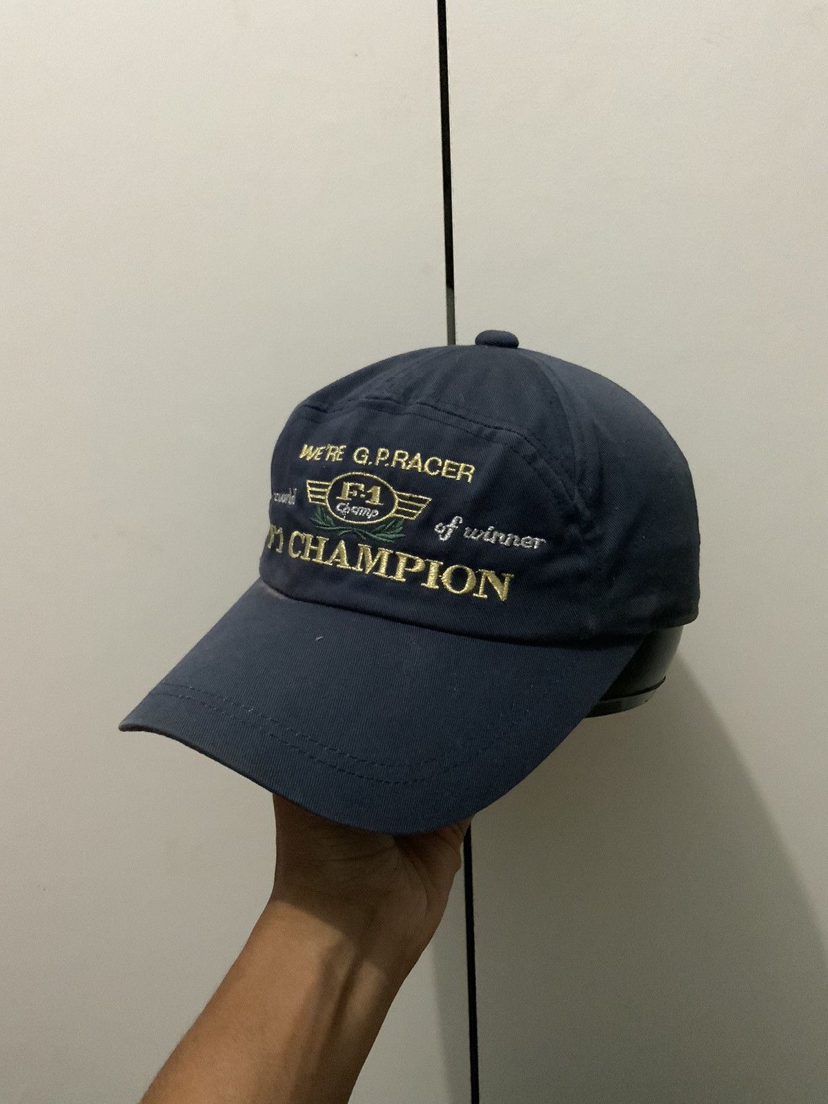 Vintage Vintage F1 Champion We re G.P Racer Hat Size ONE SIZE - 2 Thumbnail