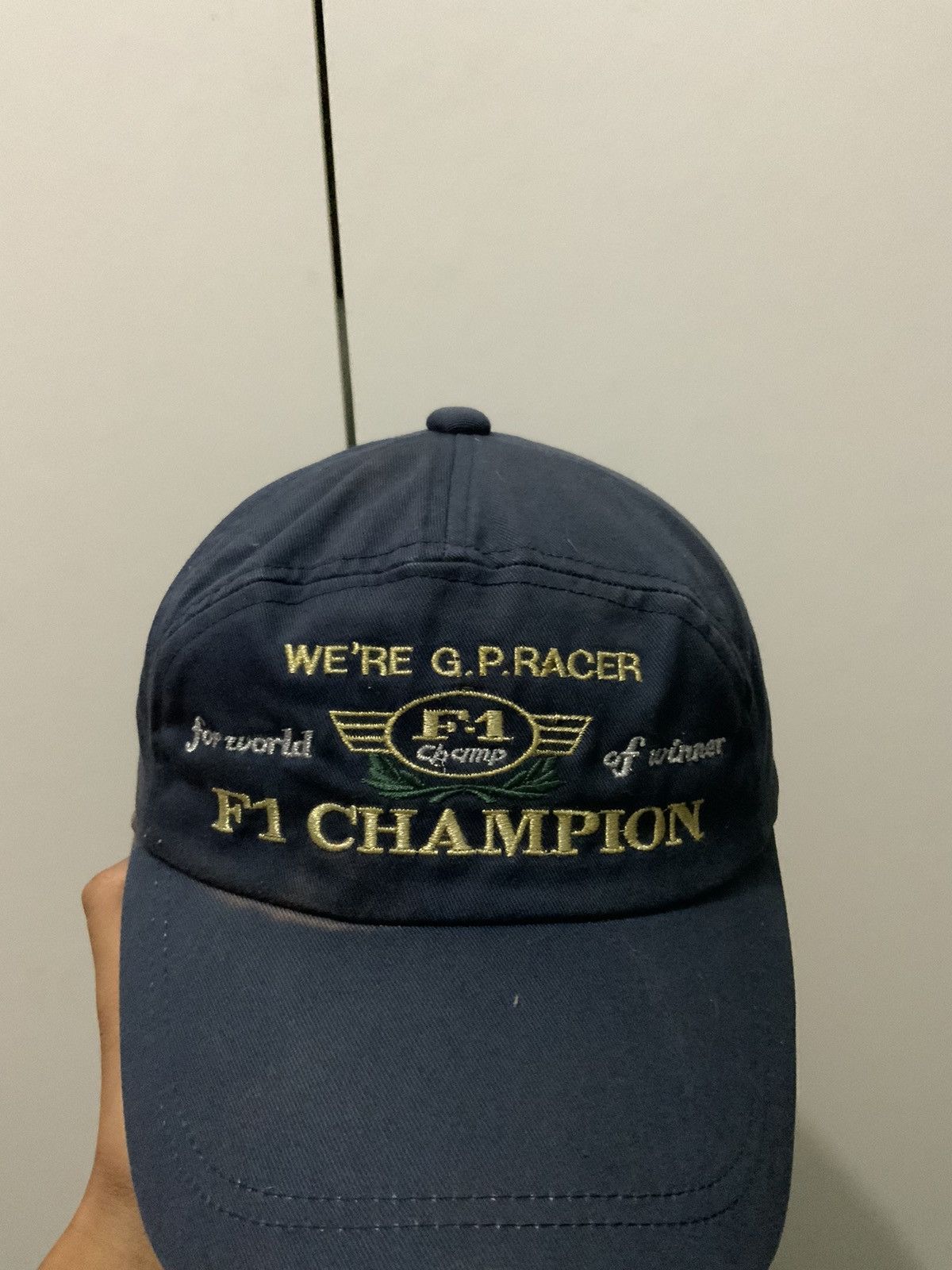 Vintage Vintage F1 Champion We re G.P Racer Hat Size ONE SIZE - 6 Thumbnail