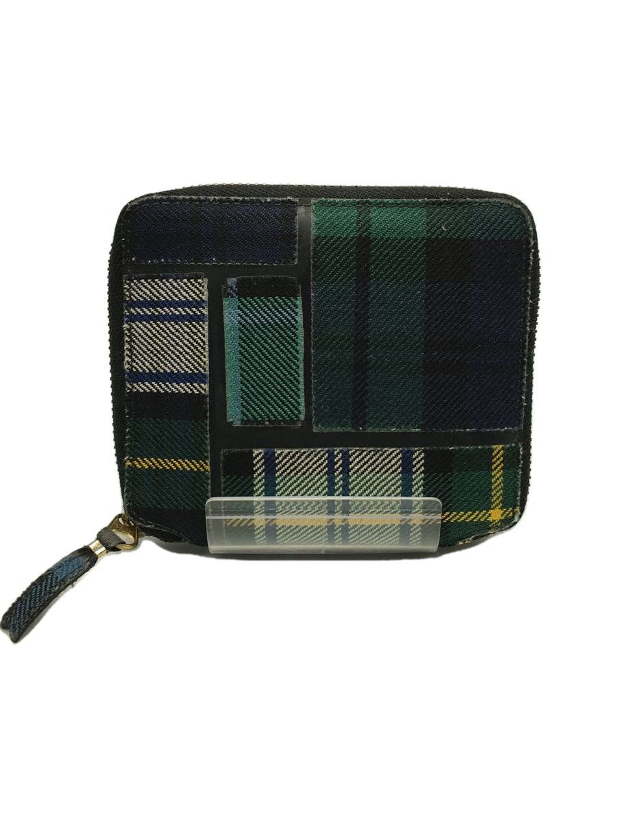 Wallets Green Wool Check Switch Bi-fold