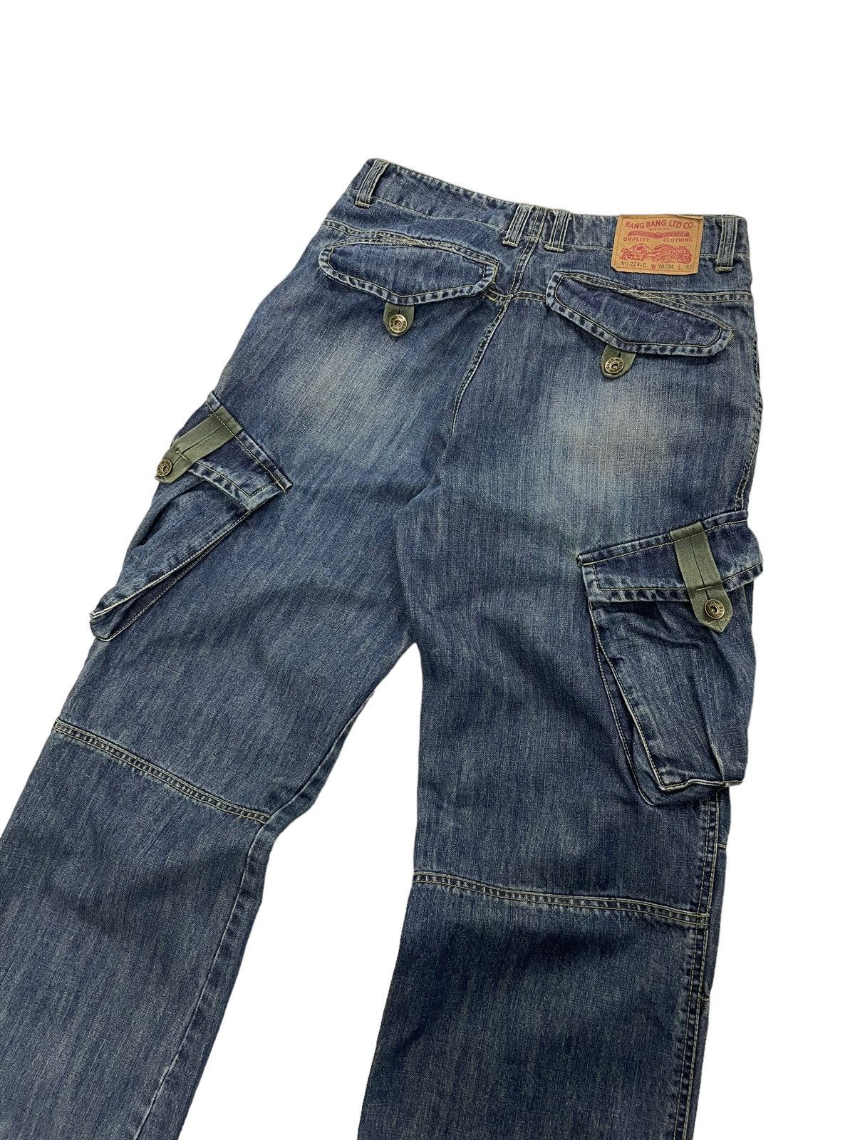 Japanese Brand × PPFM × Tete Homme Vintage BangBang Japan Cargo Jeans Size US 31 - 6 Thumbnail