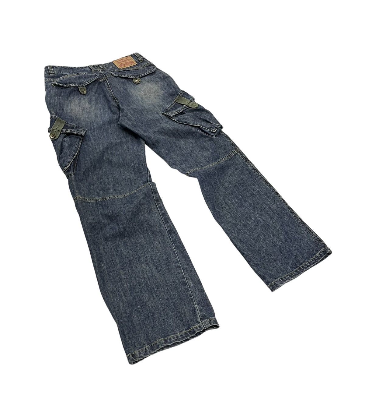 Japanese Brand × PPFM × Tete Homme Vintage BangBang Japan Cargo Jeans Size US 31 - 5 Thumbnail
