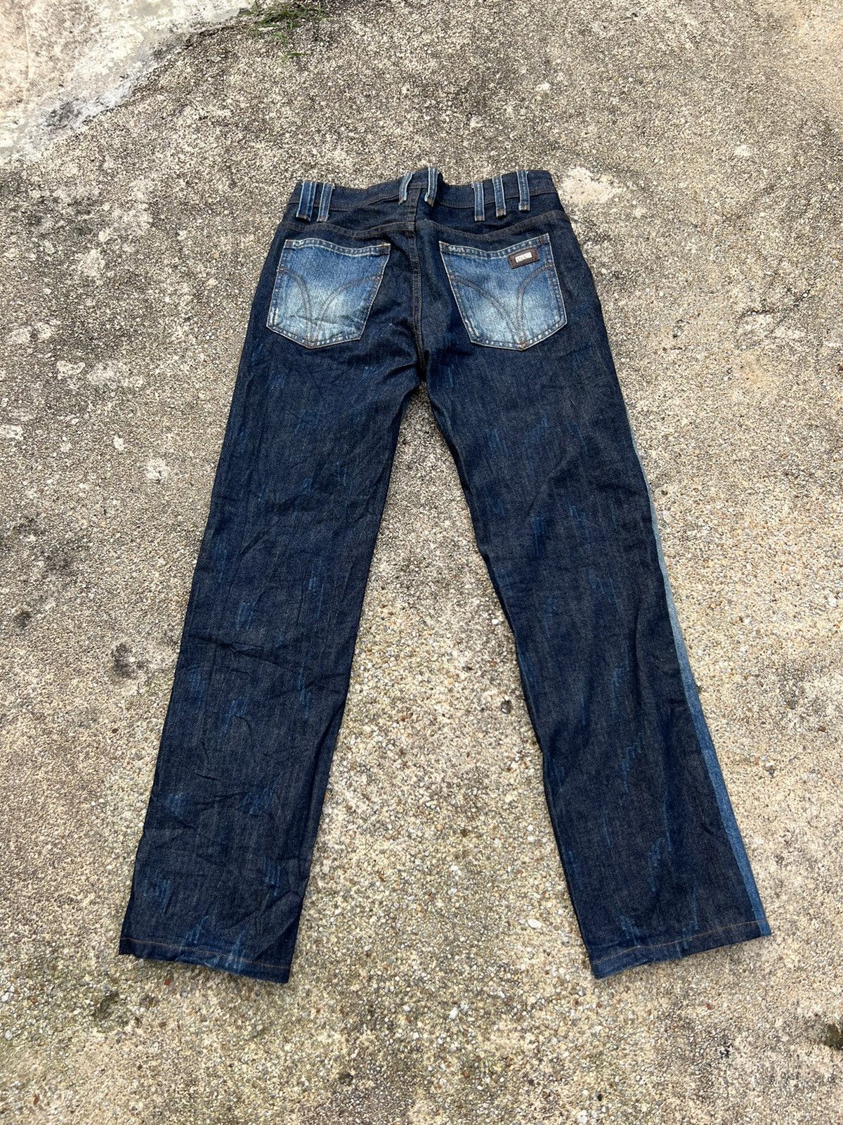 Dolce & Gabbana Dolce & Gabbana Distressed Design Denim Size US 32 / EU 48 - 2 Thumbnail