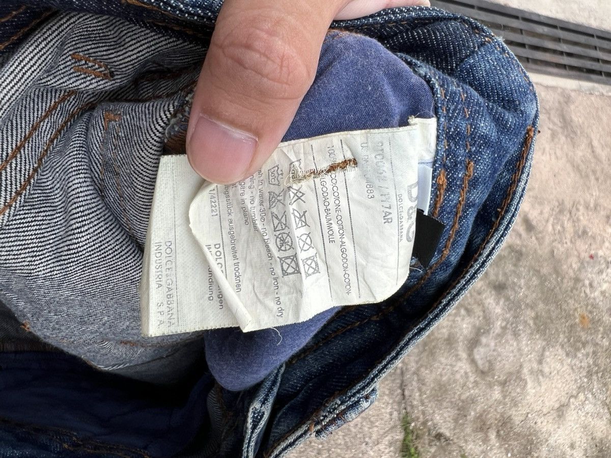 Dolce & Gabbana Dolce & Gabbana Distressed Design Denim Size US 32 / EU 48 - 6 Thumbnail