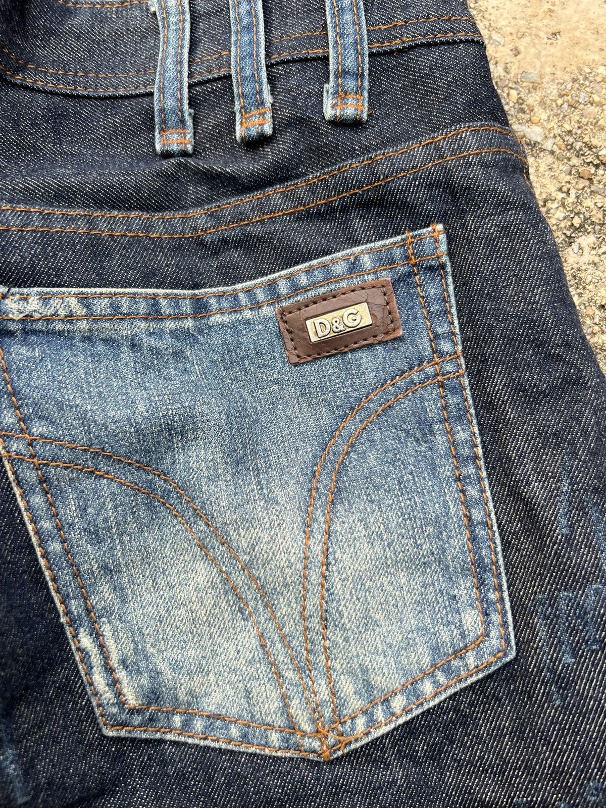 Dolce & Gabbana Dolce & Gabbana Distressed Design Denim Size US 32 / EU 48 - 3 Thumbnail