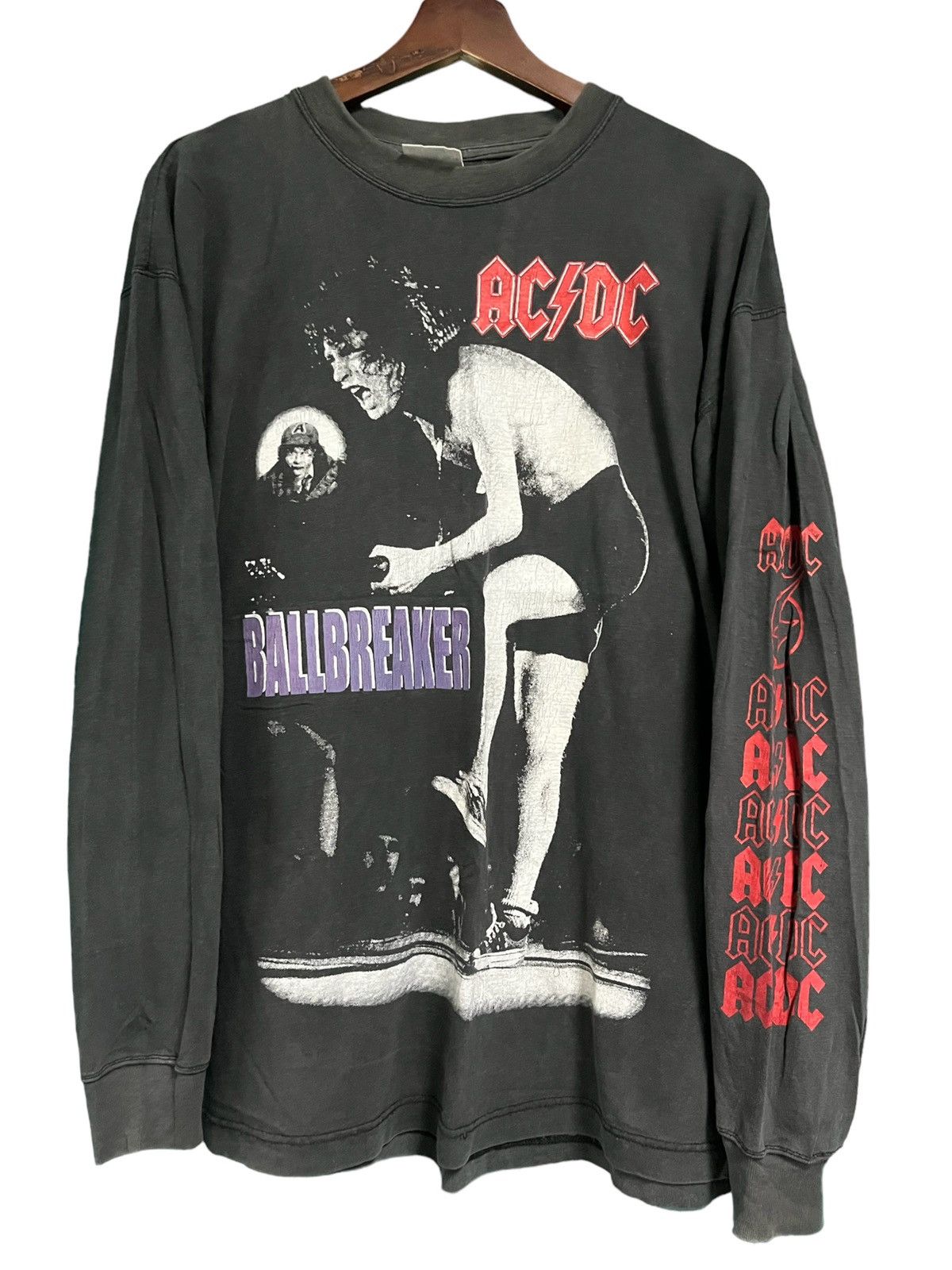 Vintage Vintage AC/DC 90s long sleeves t shirt | Grailed