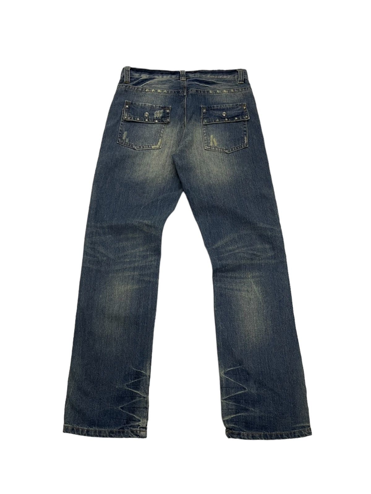 Japanese Brand Vintage RussK Bush Jeans Studded Hysteric Glamour Style Size US 32 / EU 48 - 5 Thumbnail