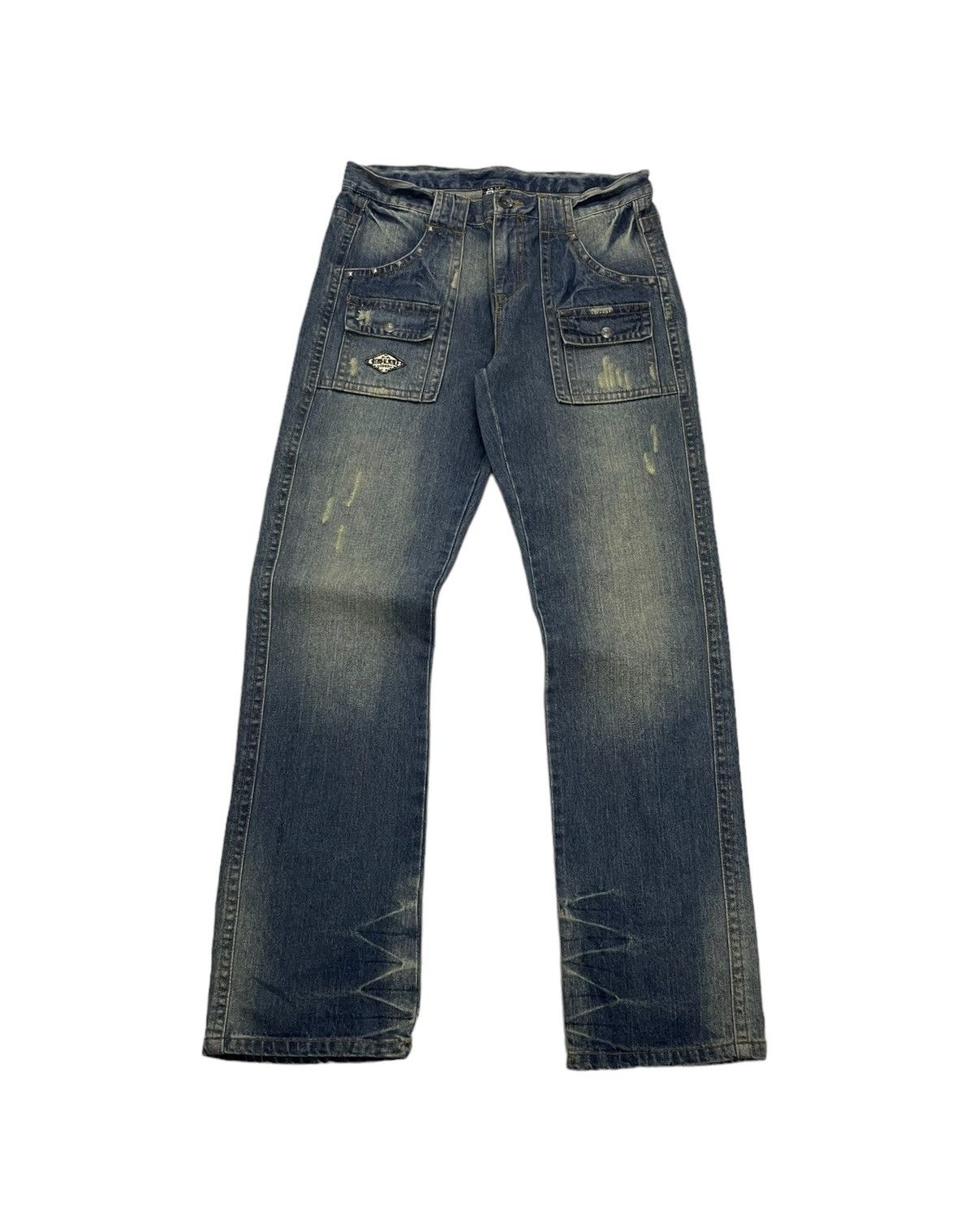 Japanese Brand Vintage RussK Bush Jeans Studded Hysteric Glamour Style Size US 32 / EU 48 - 1 Thumbnail